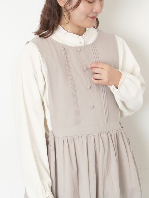 Samansa Mos2「【WEB限定】バックスリットジャンスカ」|ワンピース|