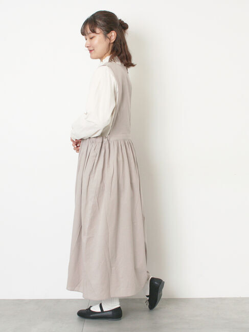 Samansa Mos2「【WEB限定】バックスリットジャンスカ」|ワンピース|