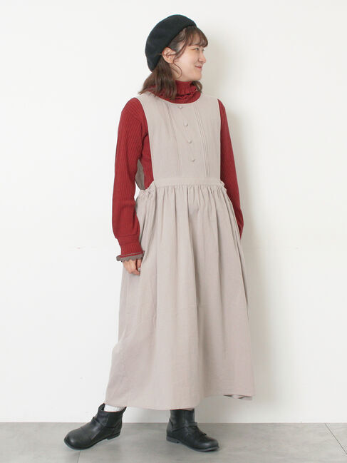 Samansa Mos2「【WEB限定】バックスリットジャンスカ」|ワンピース|