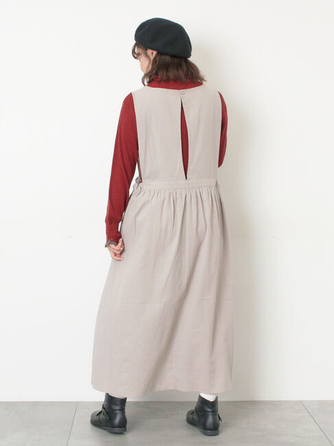 Samansa Mos2「【WEB限定】バックスリットジャンスカ」|ワンピース|