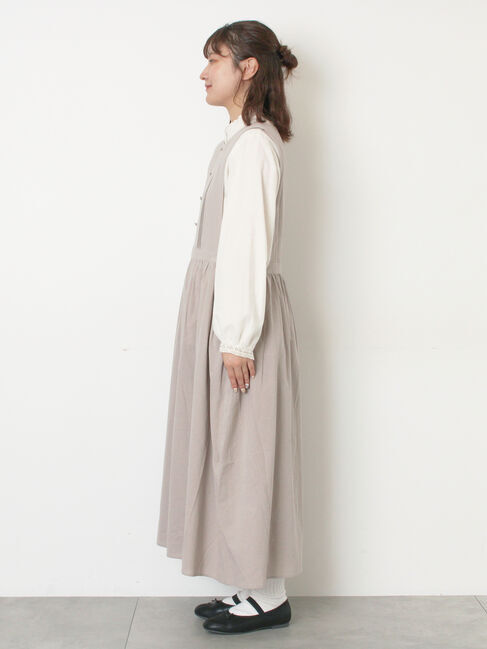 Samansa Mos2「【WEB限定】バックスリットジャンスカ」|ワンピース|