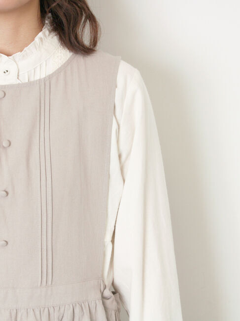 Samansa Mos2「【WEB限定】バックスリットジャンスカ」|ワンピース|