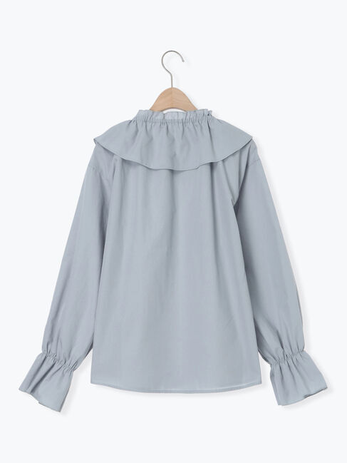 Samansa Mos2「フリル襟ブラウス」|シャツ・ブラウス|