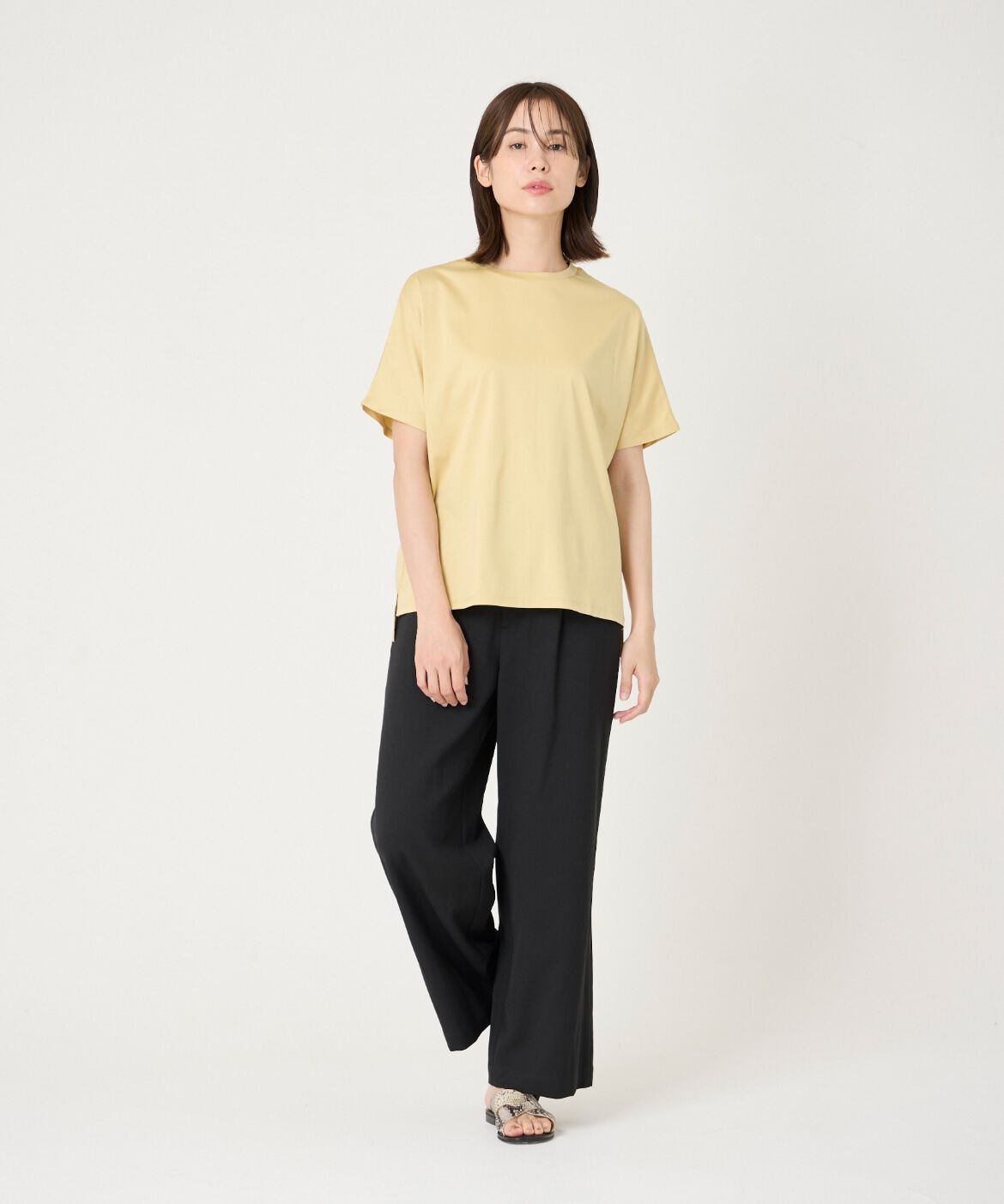 DAY by DAY it&rsquo;s international「スムースコットンドロップショルダーカットソー」|Tシャツ・カットソー|