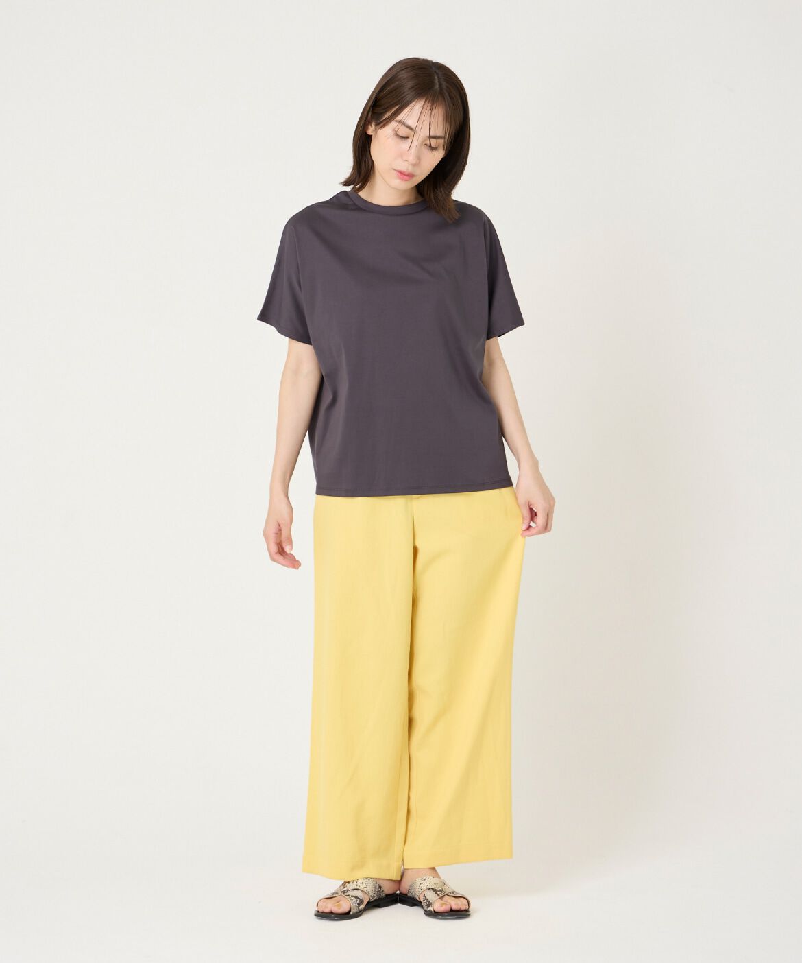 DAY by DAY it&rsquo;s international「スムースコットンドロップショルダーカットソー」|Tシャツ・カットソー|