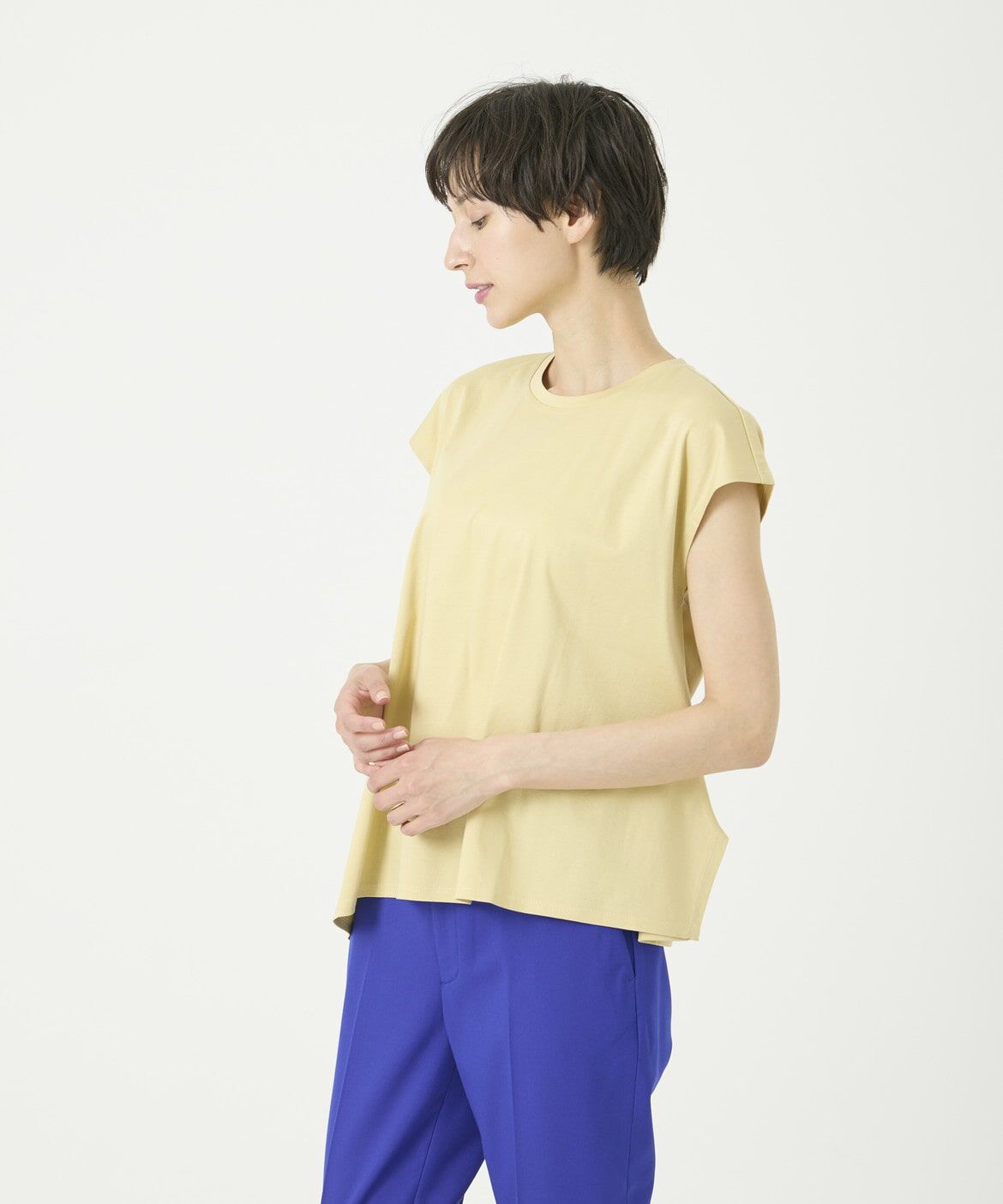 DAY by DAY it&rsquo;s international「スムースコットンアシンメトリーカットソー」|Tシャツ・カットソー|