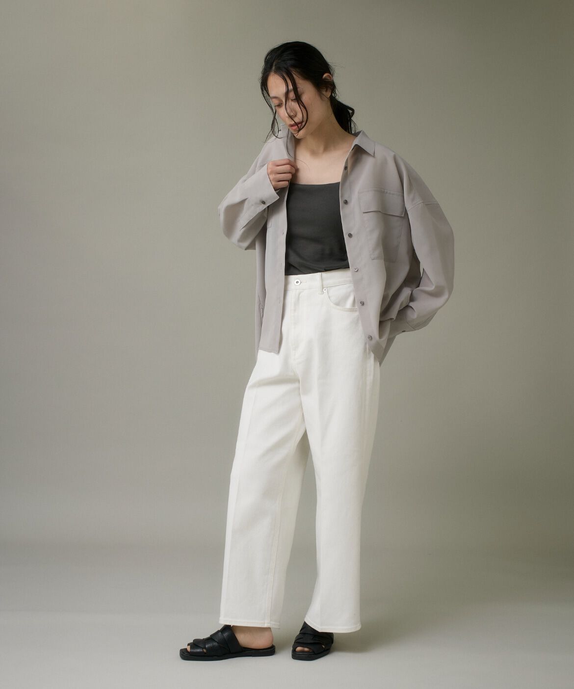 DAY by DAY it&rsquo;s international「カップ付きキャミソール《スビン綿MIXフライス》」|Tシャツ・カットソー|