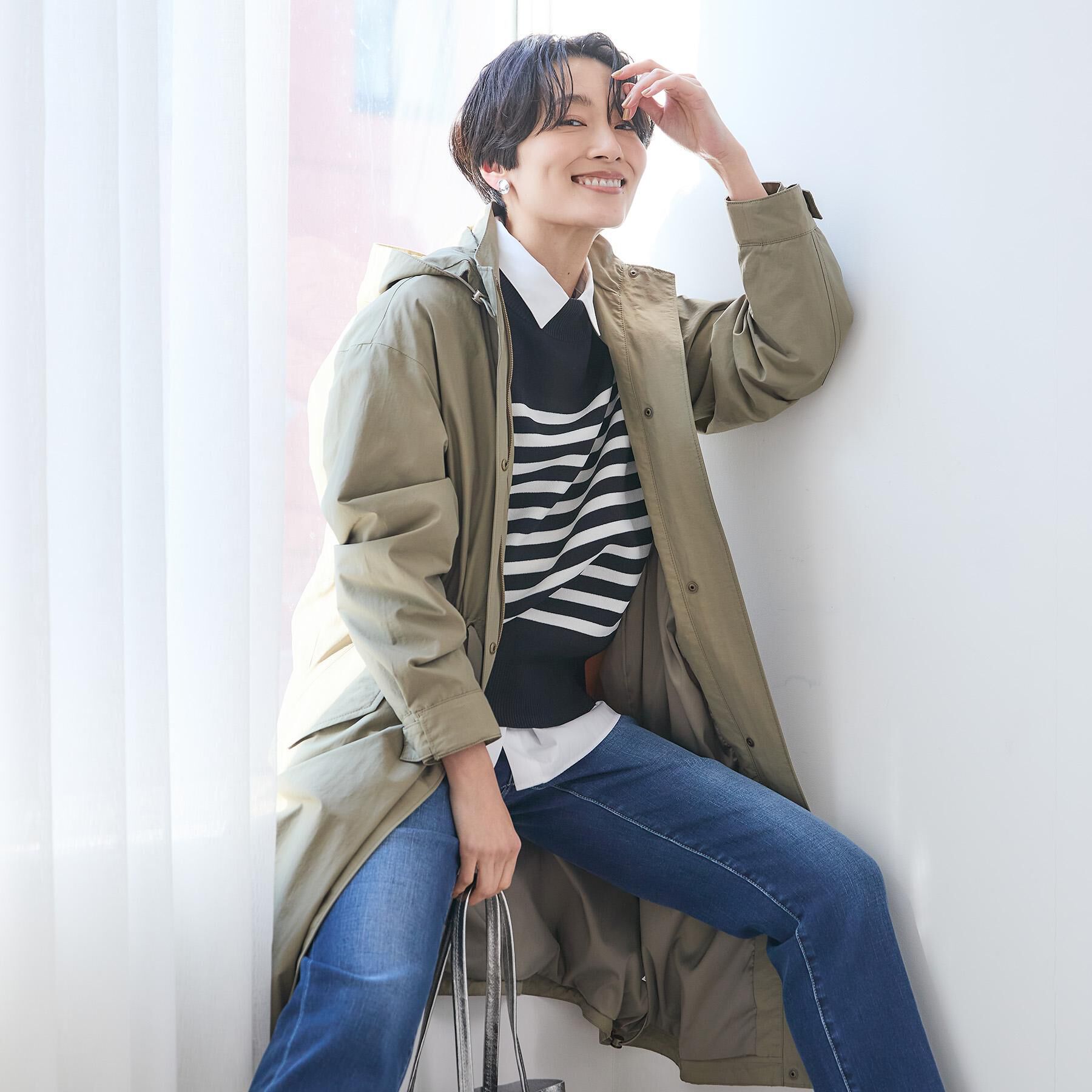 UNTITLED「【2WAY/洗える/はっ水】グログランモッズコート」|ミリタリー・モッズコート|