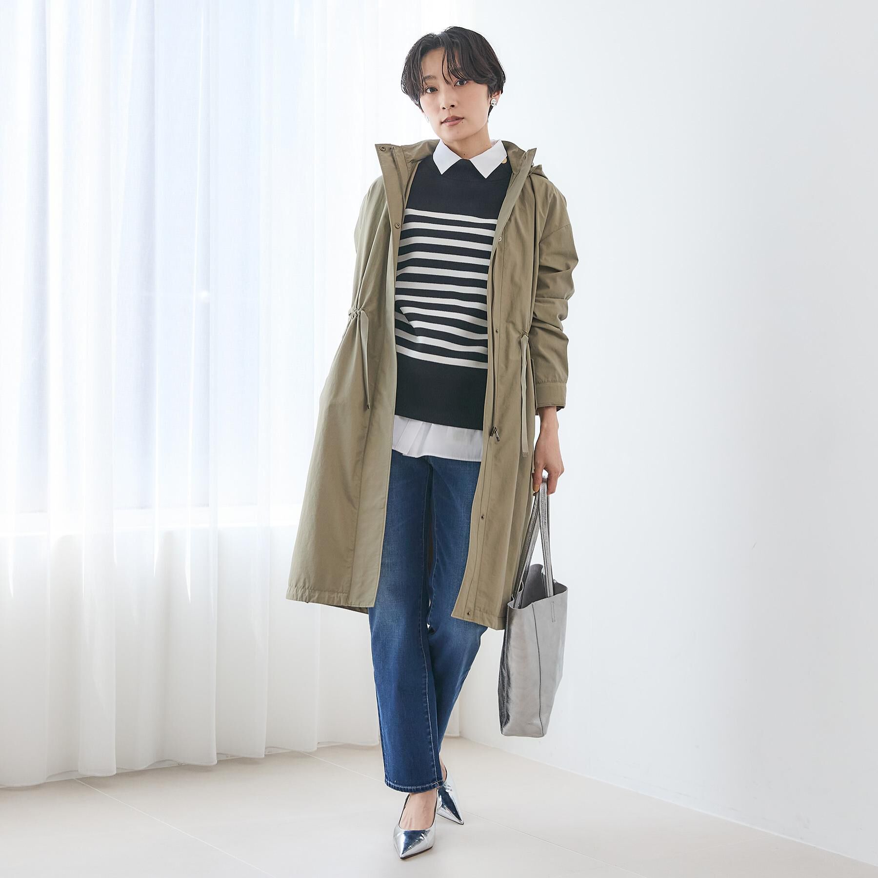 UNTITLED「【2WAY/洗える/はっ水】グログランモッズコート」|ミリタリー・モッズコート|