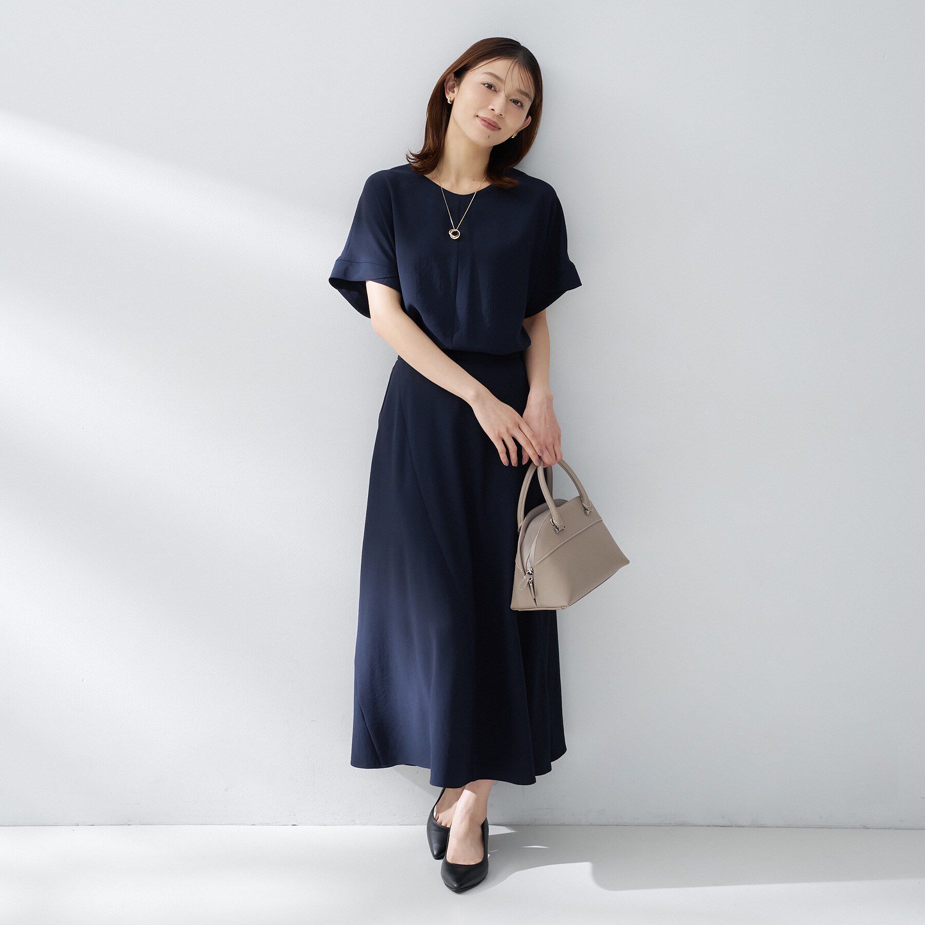 UNTITLED「【夏の名品セットアップが今年も登場！/はっ水/遮熱】リラクミスト フレアスカート」|スカート|