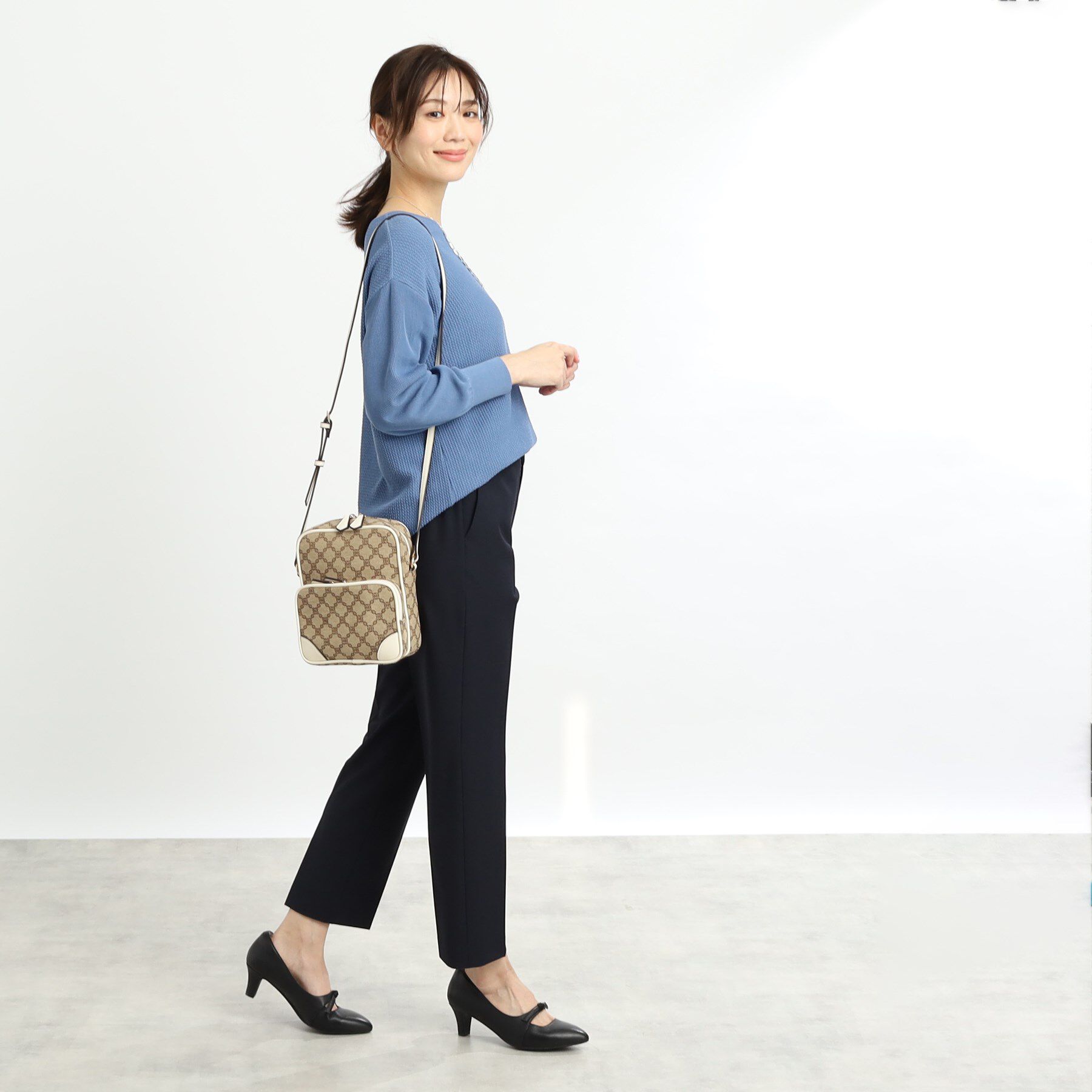 Reflect「【夏SALE／長財布も入る！】ジャカードショルダーバッグ」|ショルダー・メッセンジャー|