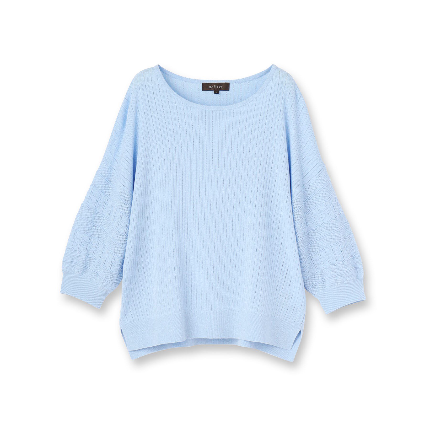 Reflect「【WEB先行カラーあり】オフボディプルオーバーニット」|ニット・セーター|