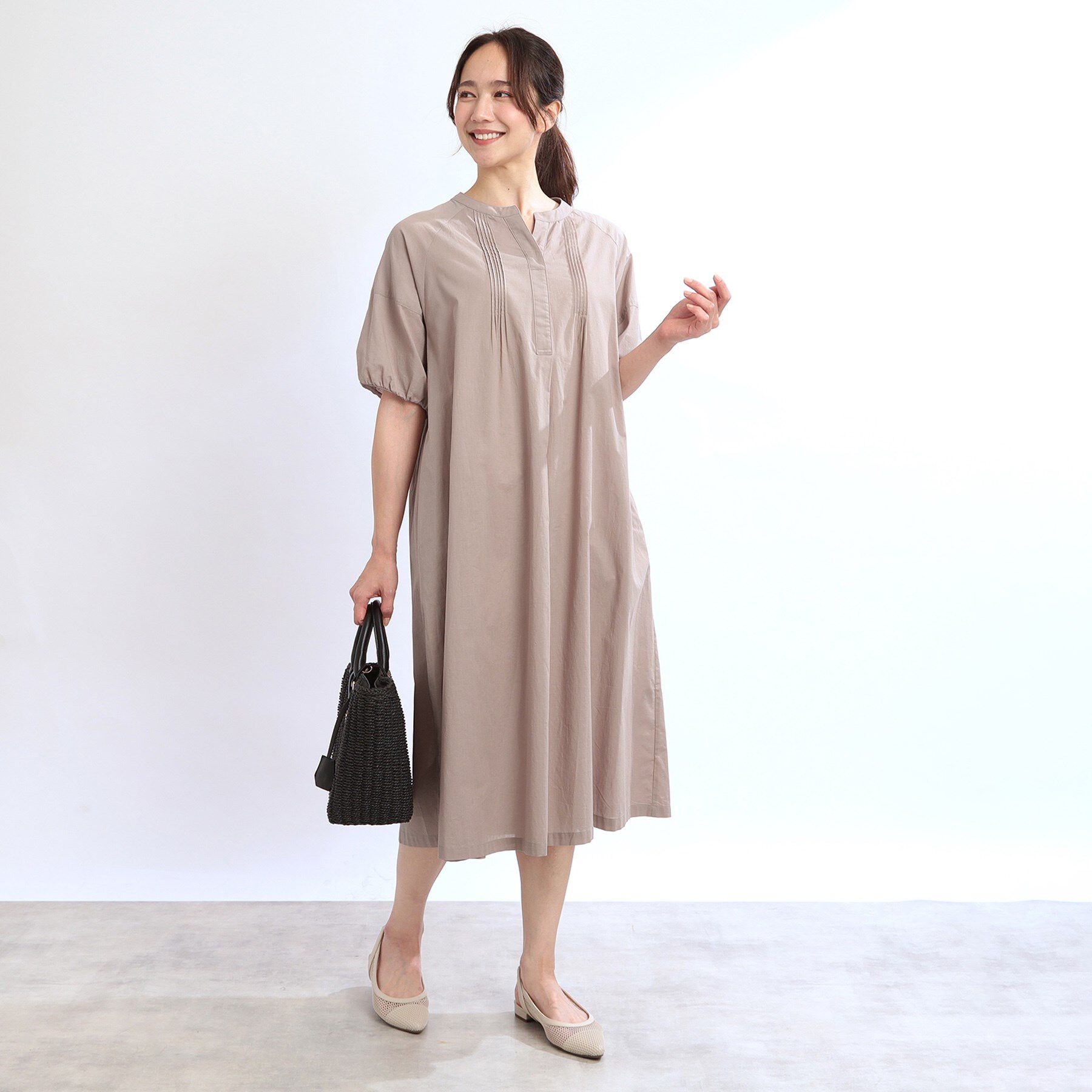 Reflect「【夏SALE／E‐QUALITY／レイヤードスタイルにも◎】ラグランスリーブワンピース」|ワンピース|