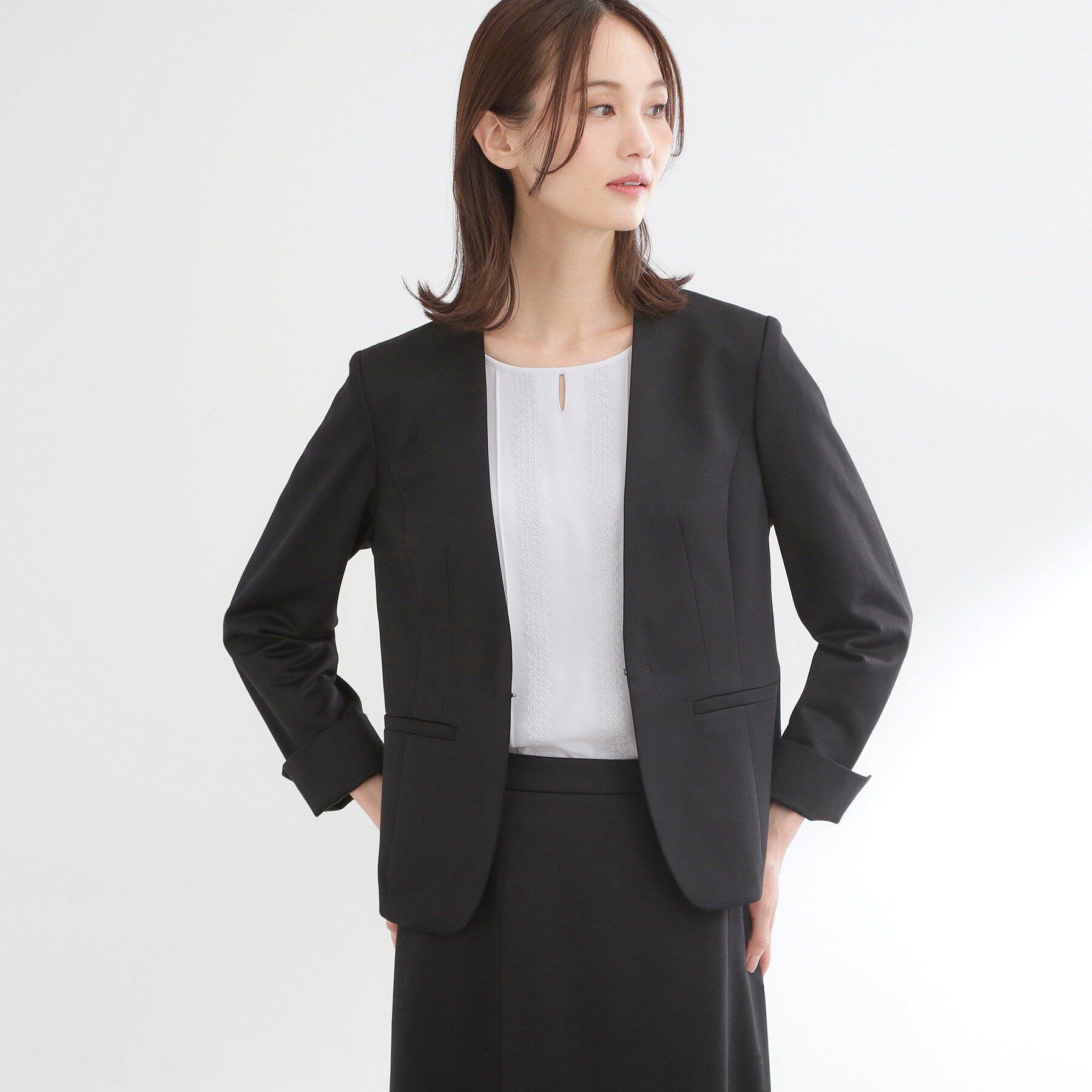 Reflect「【匠シリーズ】匠ジャケット／ノーカラー」|ノーカラージャケット|