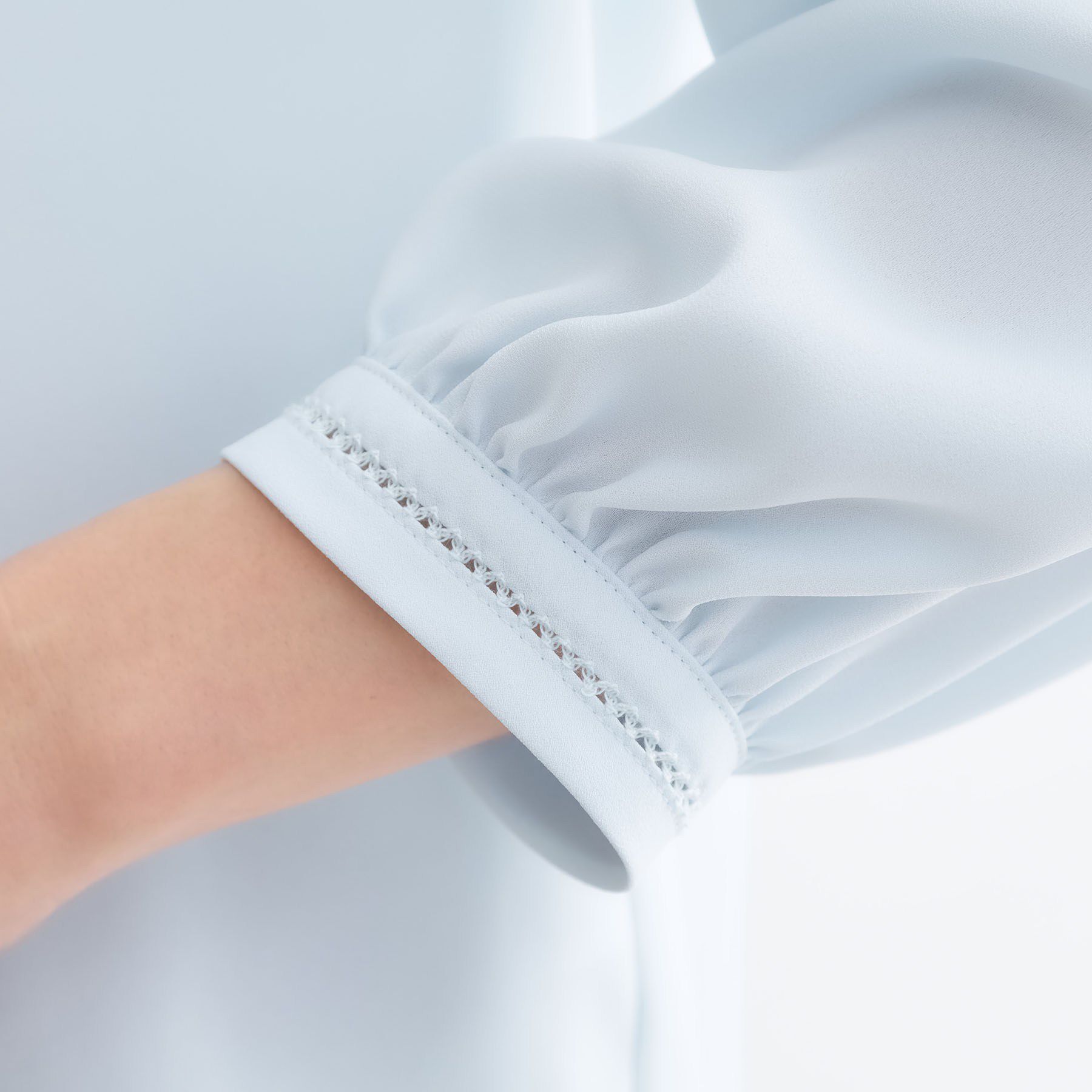 Reflect「タックスタンドカラーブラウス」|シャツ・ブラウス|