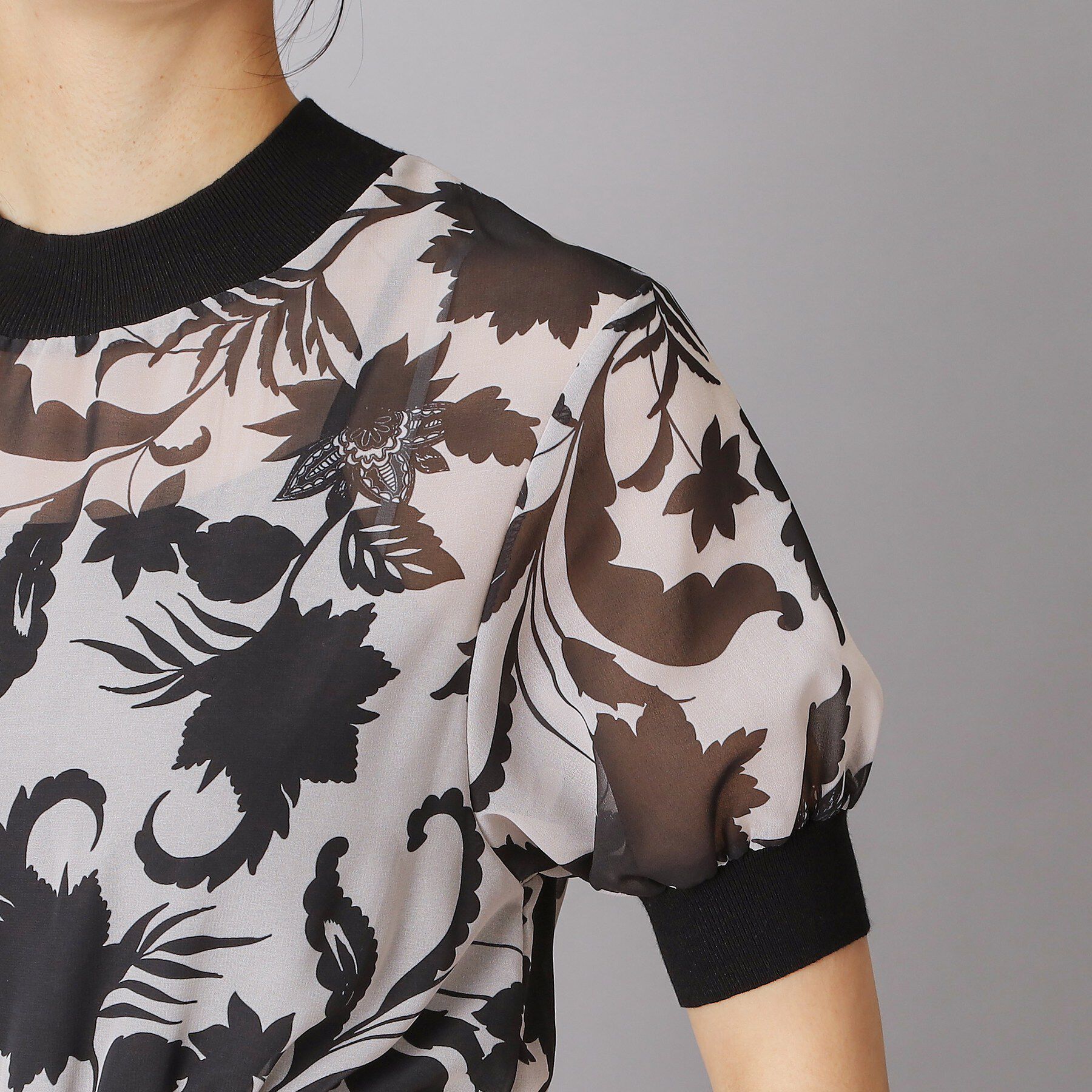 DRESSTERIOR「【大人MUSE5月号掲載】シアー ボタニカル ドレス」|ワンピース|