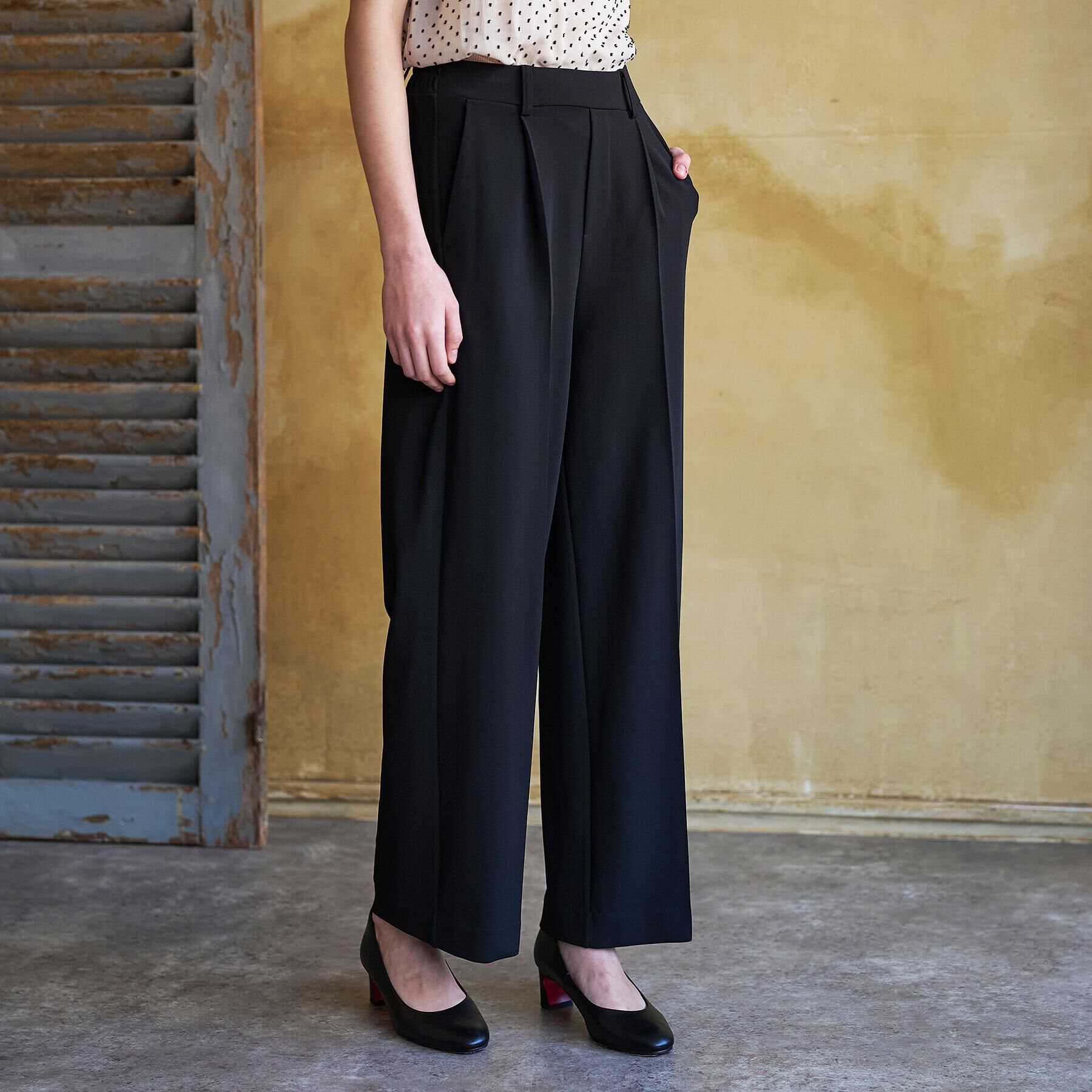 DRESSTERIOR「センタープレスジョーゼットパンツ」|その他|