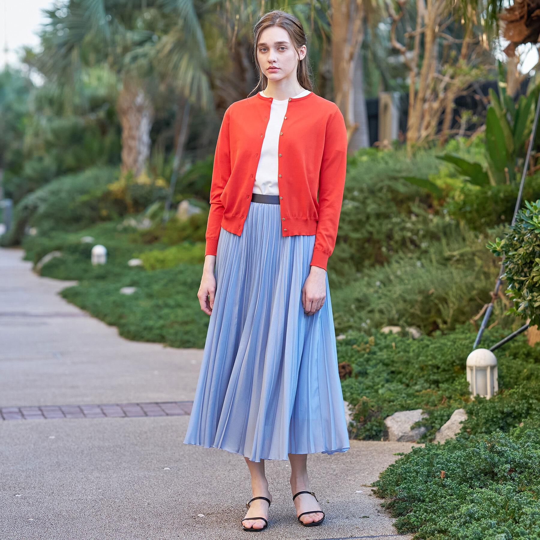 DRESSTERIOR「ウォッシャブルブライトシアープリーツスカート」|スカート|