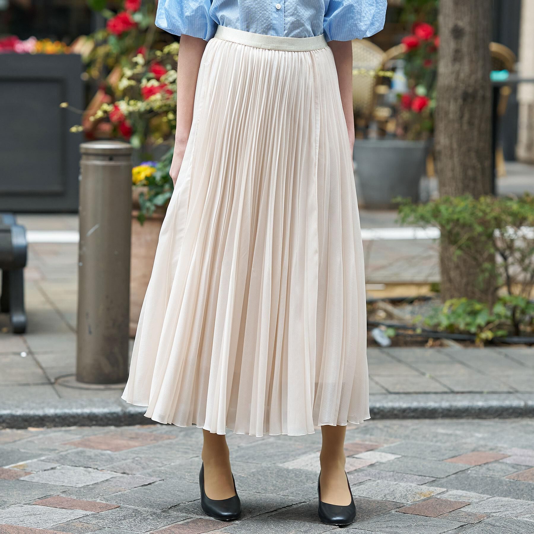 DRESSTERIOR「ウォッシャブルブライトシアープリーツスカート」|スカート|