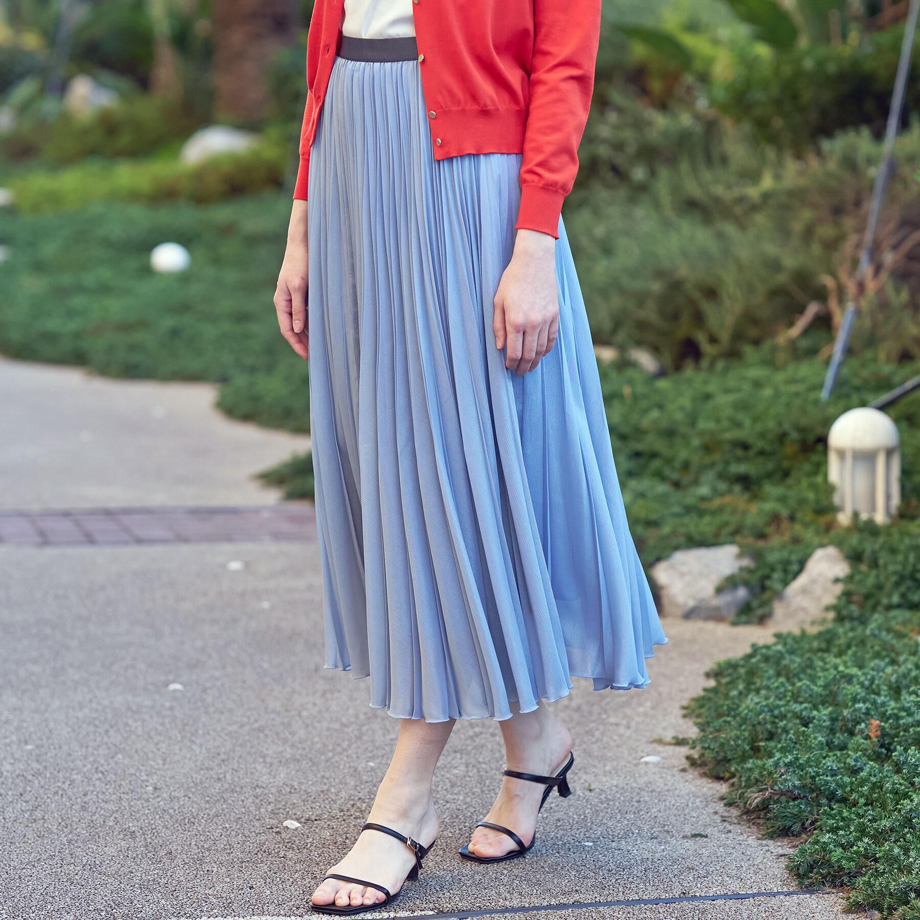 DRESSTERIOR「ウォッシャブルブライトシアープリーツスカート」|スカート|