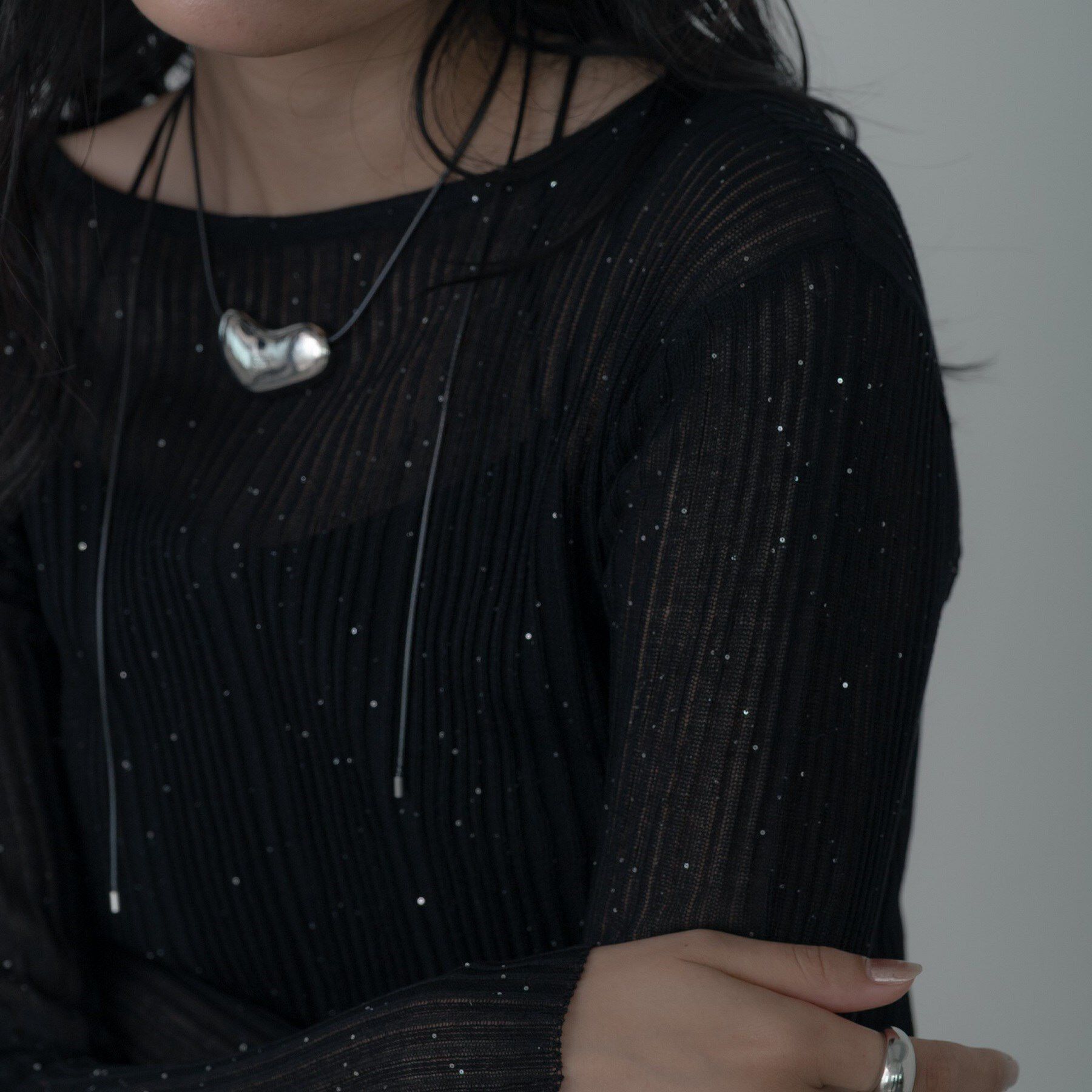 GALLEST「シアースパンコールニット」|ニット・セーター|