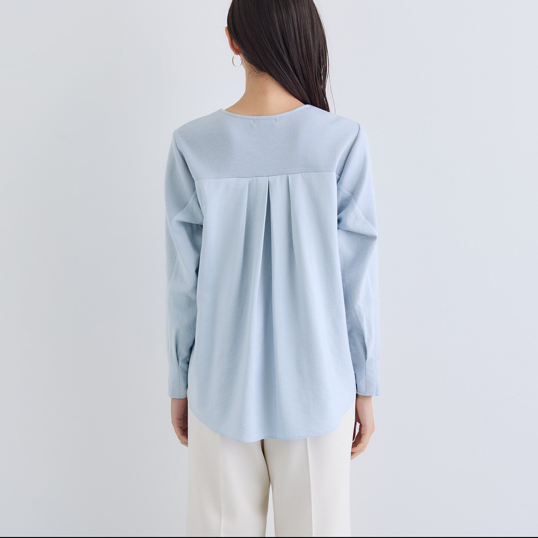 INDIVI「【洗える／選べる8色】トーンアップニット」|ニット・セーター|