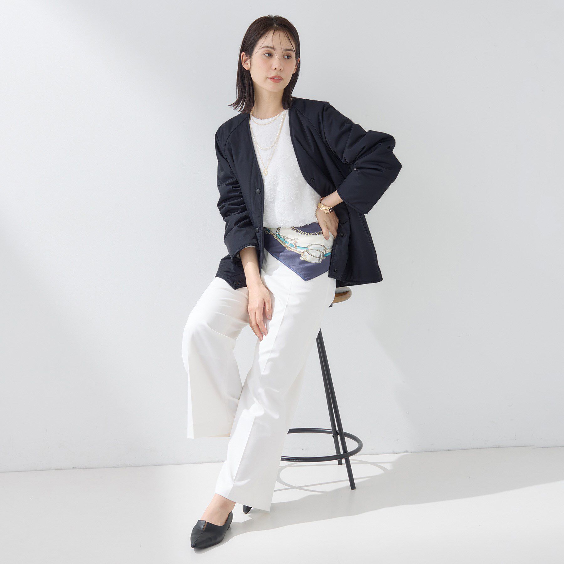 INDIVI「【撥水／UVケア／2WAY】超軽量ライナー付ライトトレンチコート」|トレンチコート|