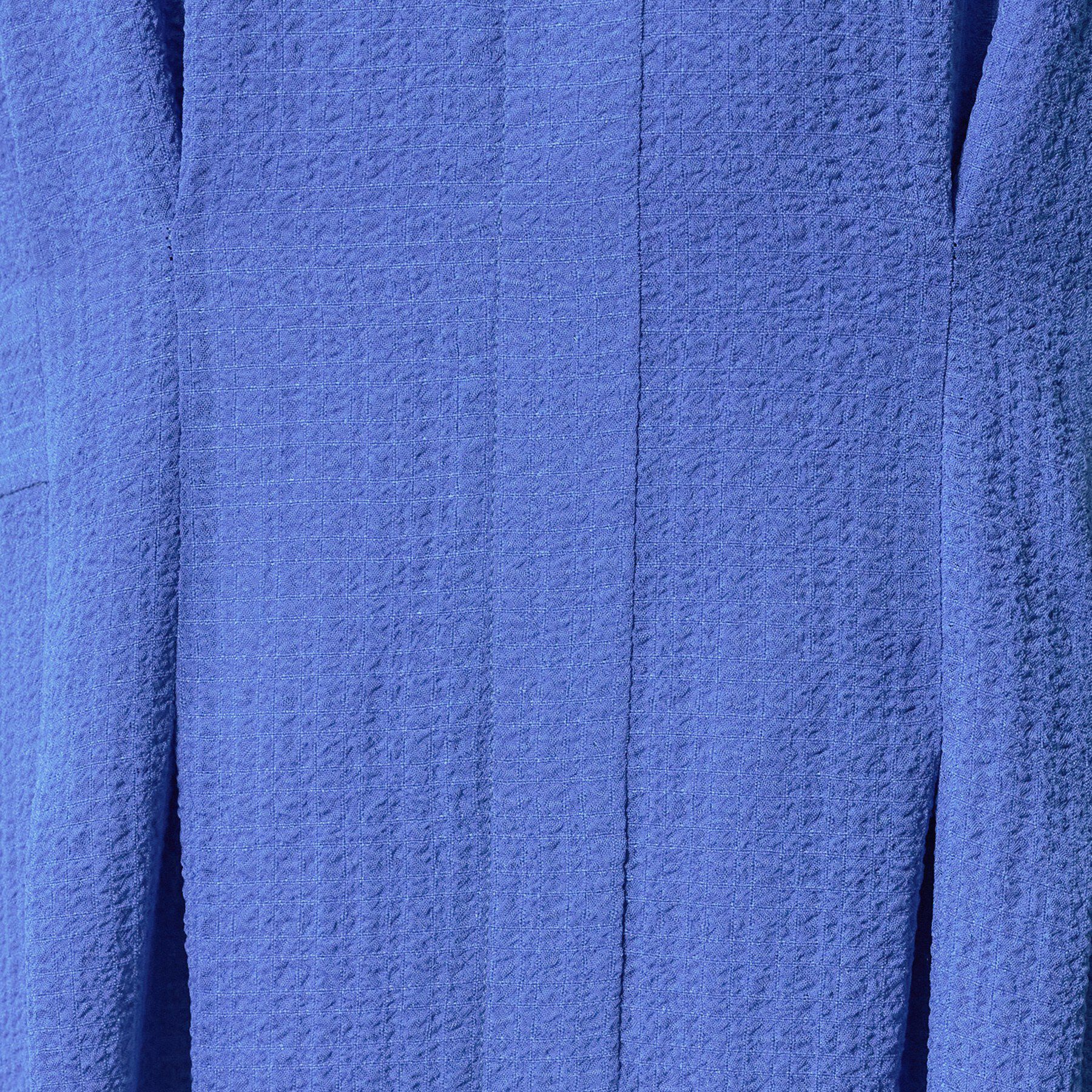 INDIVI「【洗える】無地＆チェーン柄 シャーリングサッカーワンピース」|ワンピース|