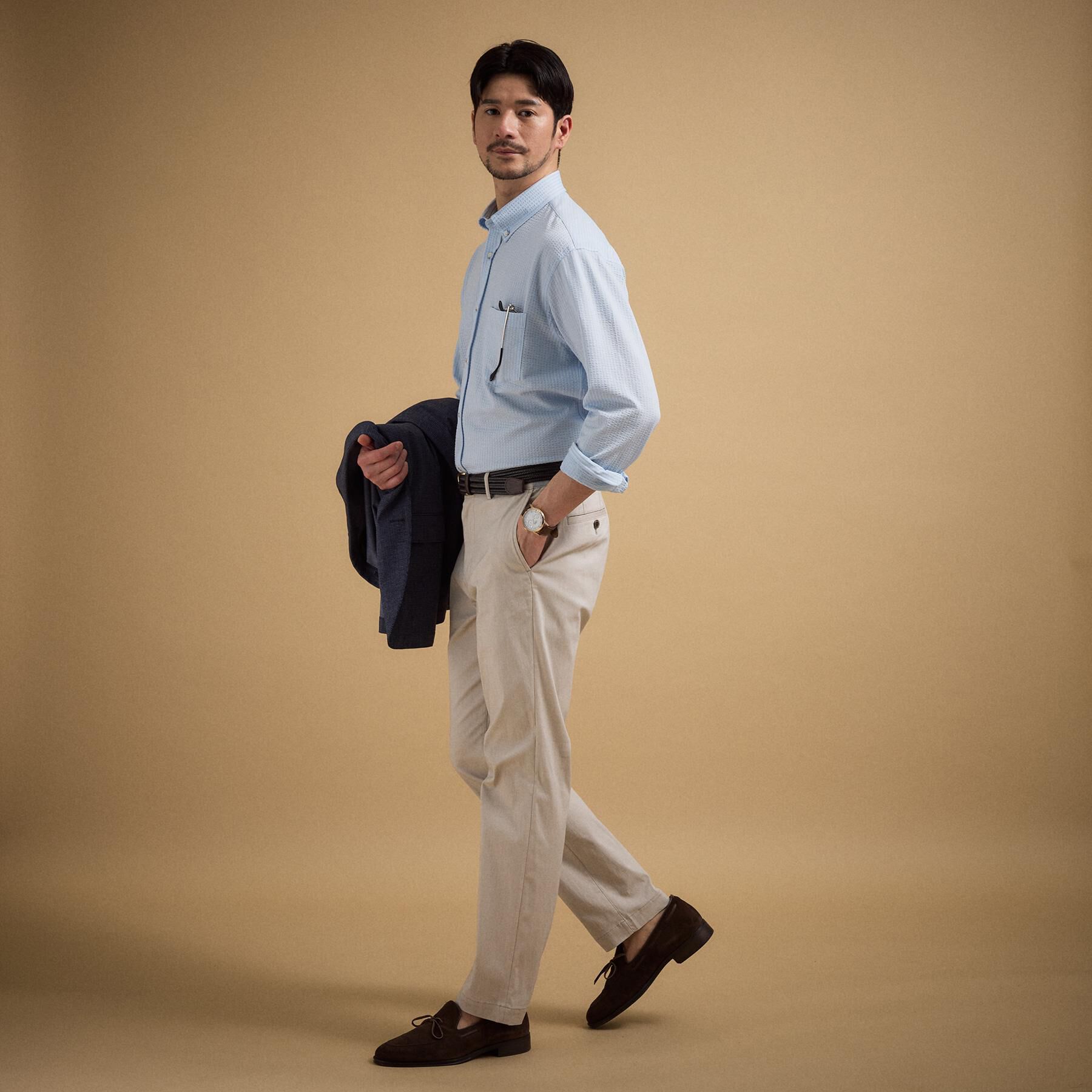 TAKEO KIKUCHI「【ON／OFF兼用】サイドゴアウエスト オールシーズン ストレートパンツ」|その他|