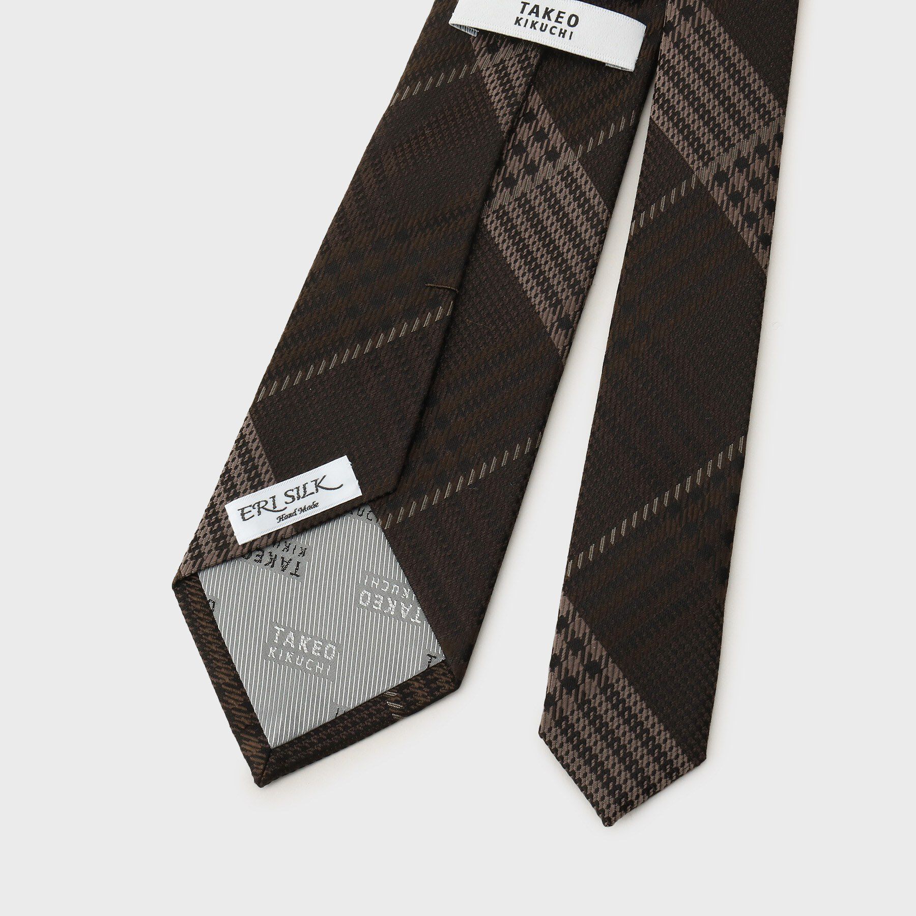 TAKEO KIKUCHI「エリシルク グレンプレイドネクタイ」|ネクタイ・蝶ネクタイ|