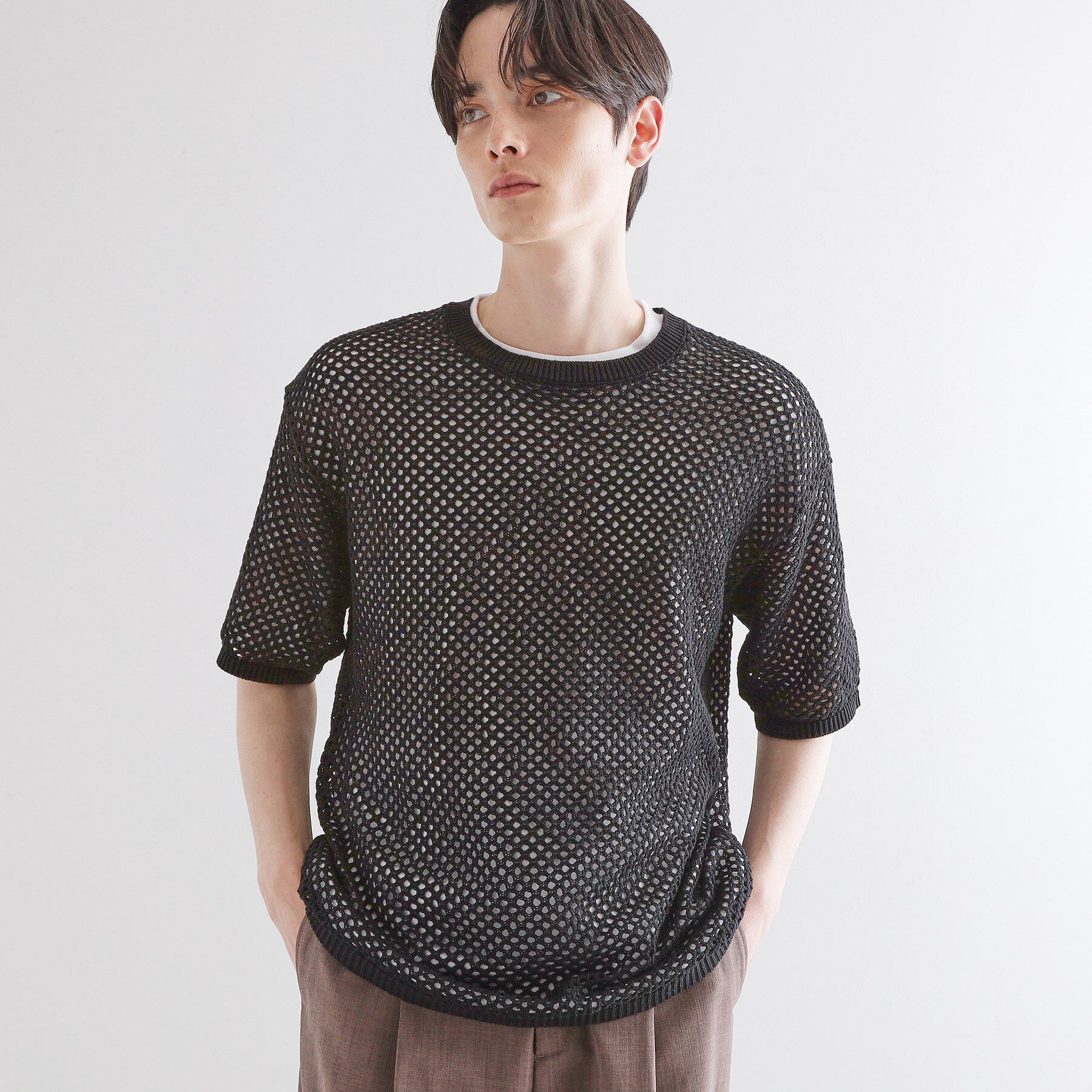 tk.TAKEO KIKUCHI「サマーメッシュアンサンブル」|Tシャツ・カットソー|