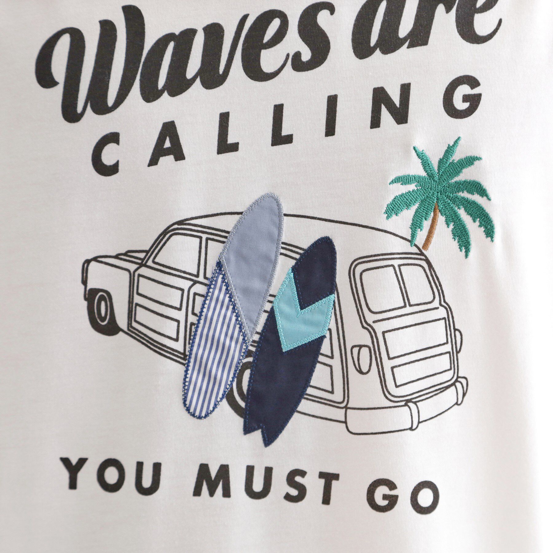 tk.TAKEO KIKUCHI「パッチクロス刺繍Tシャツ」|Tシャツ・カットソー|