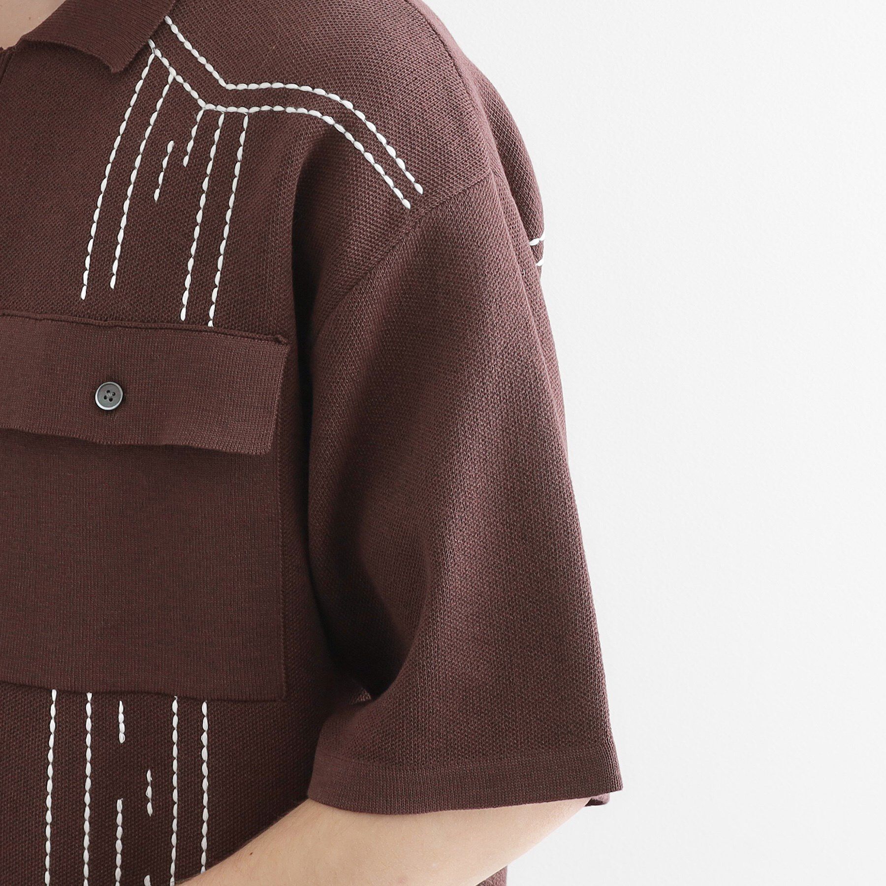 tk.TAKEO KIKUCHI「ウェスタンポロカーディガン」|カーディガン|