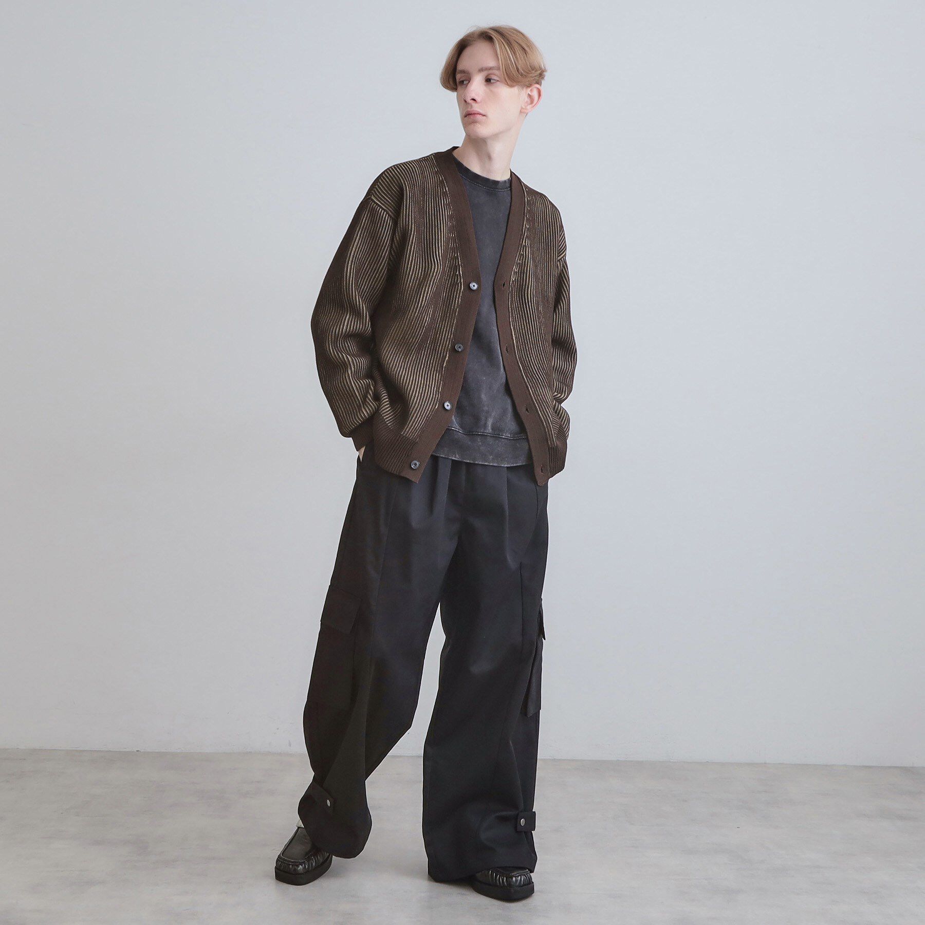 tk.TAKEO KIKUCHI「プレーティングカーディガン」|カーディガン|