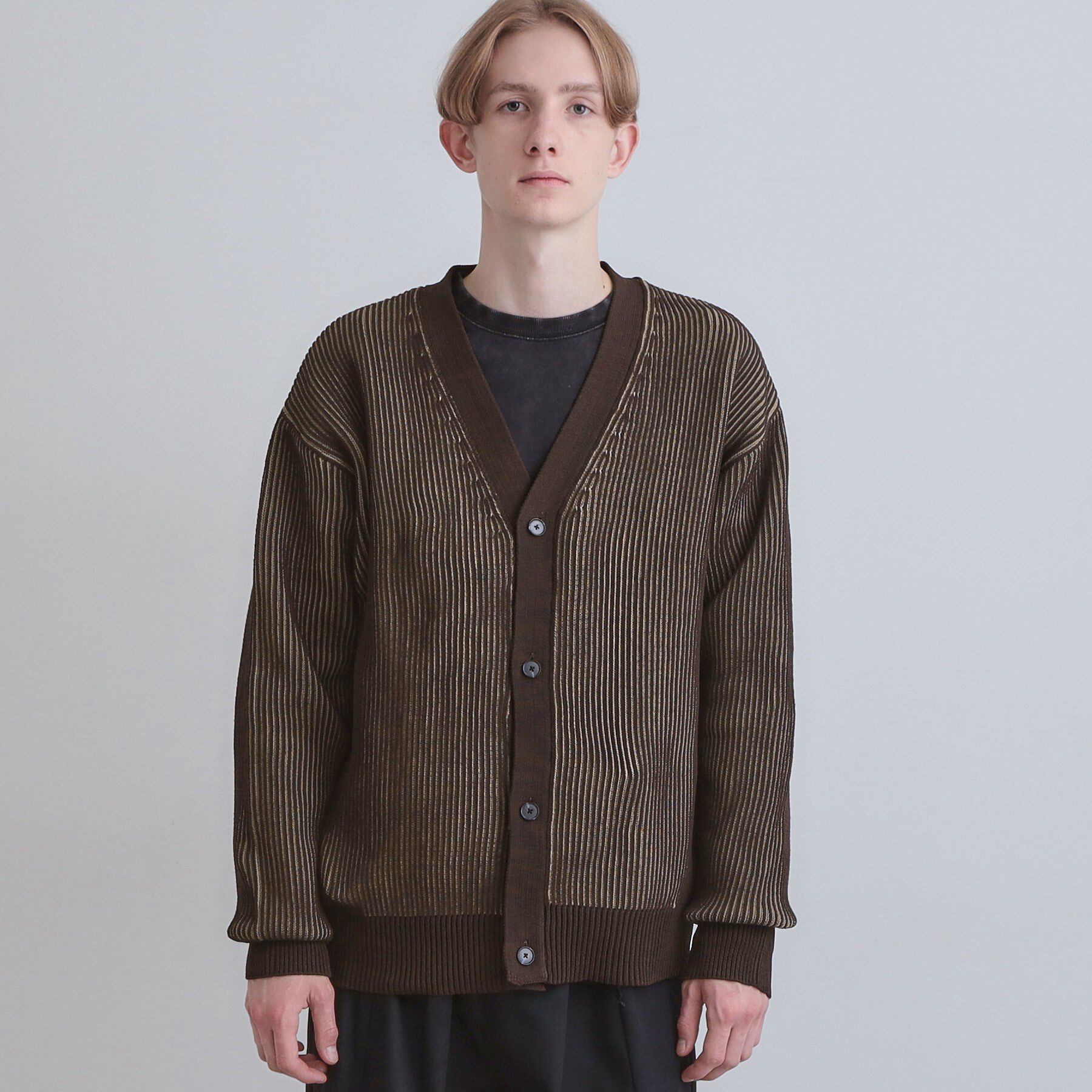 tk.TAKEO KIKUCHI「プレーティングカーディガン」|カーディガン|