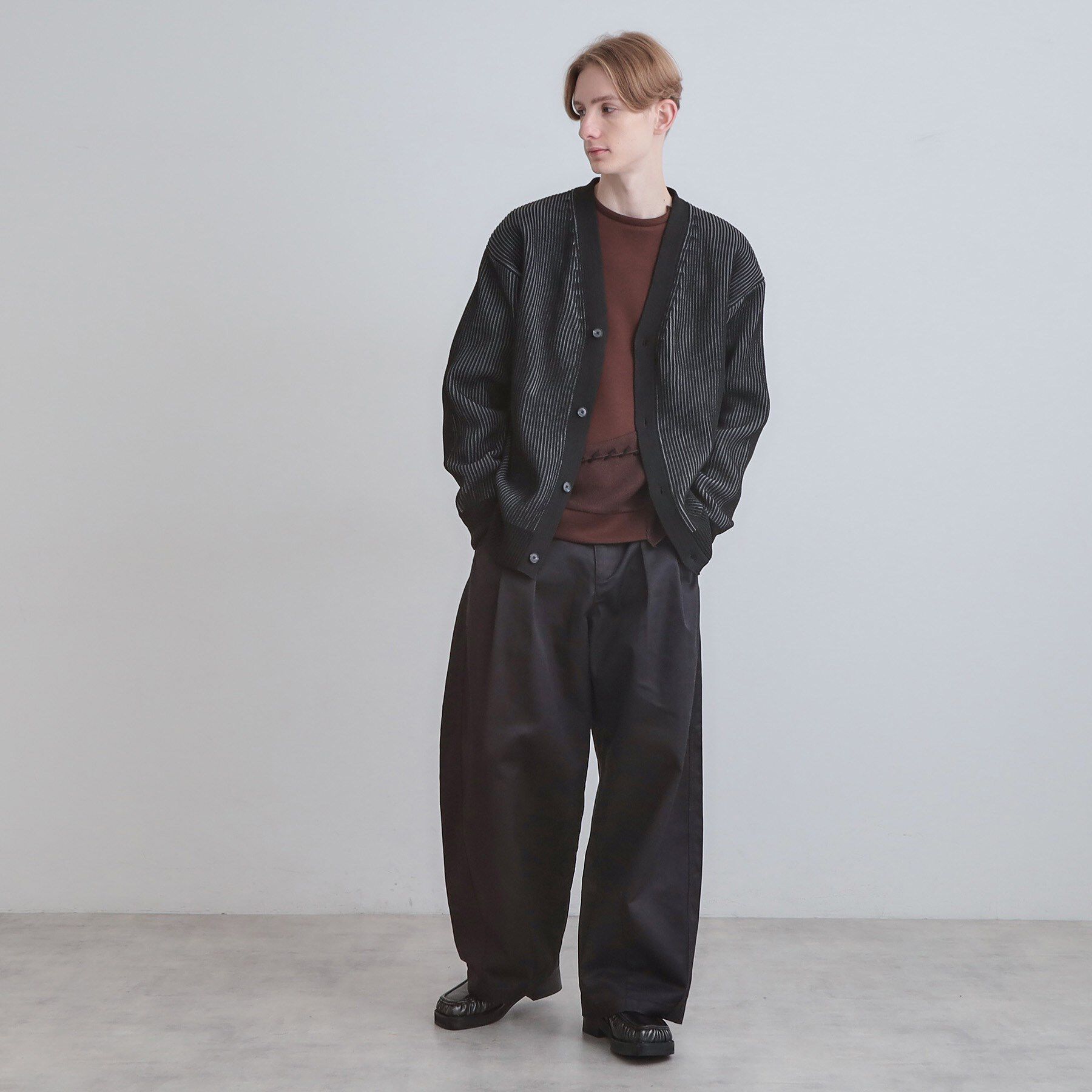 tk.TAKEO KIKUCHI「プレーティングカーディガン」|カーディガン|