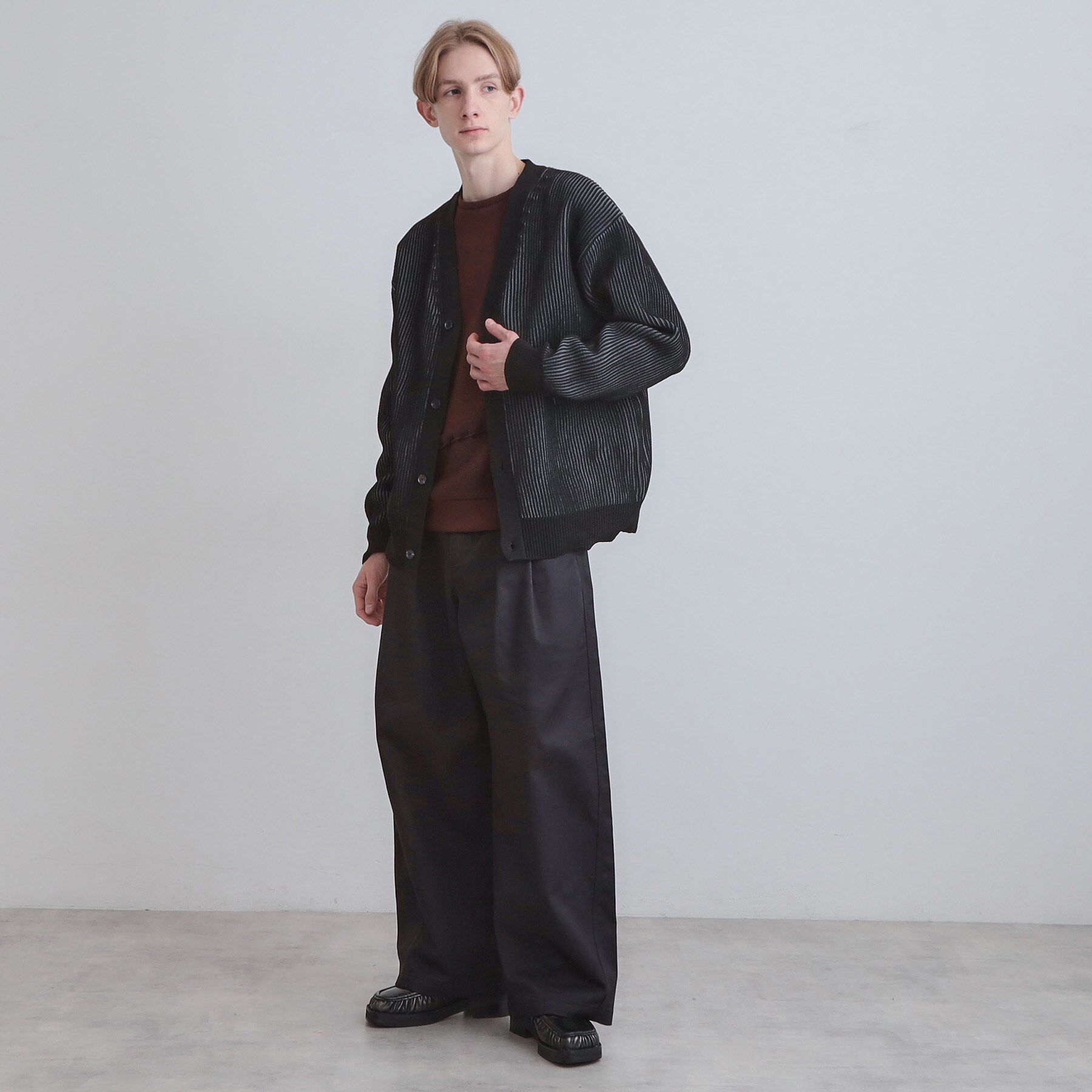 tk.TAKEO KIKUCHI「プレーティングカーディガン」|カーディガン|