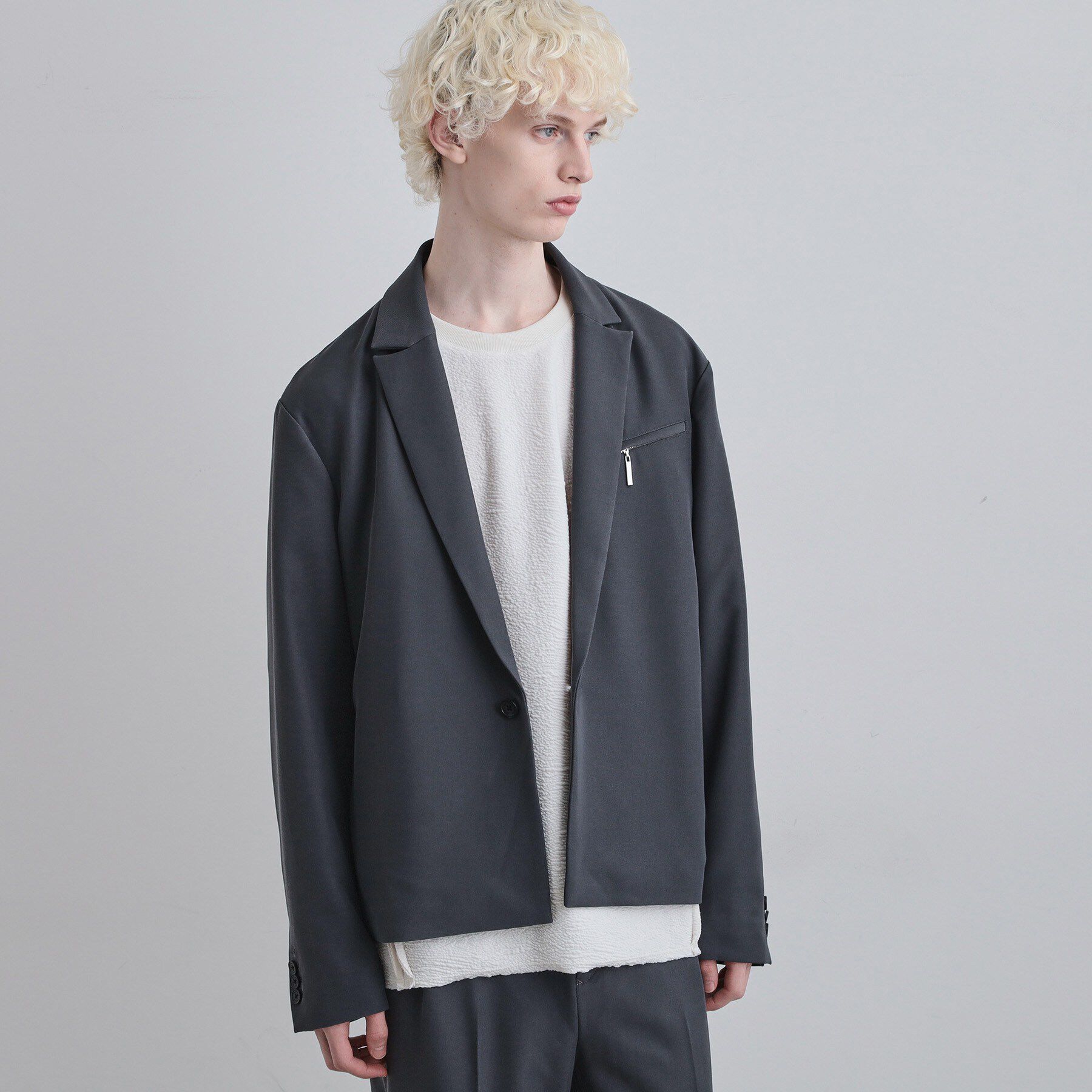 tk.TAKEO KIKUCHI「【セットアップ対応】クロップドジャケット」|テーラードジャケット|