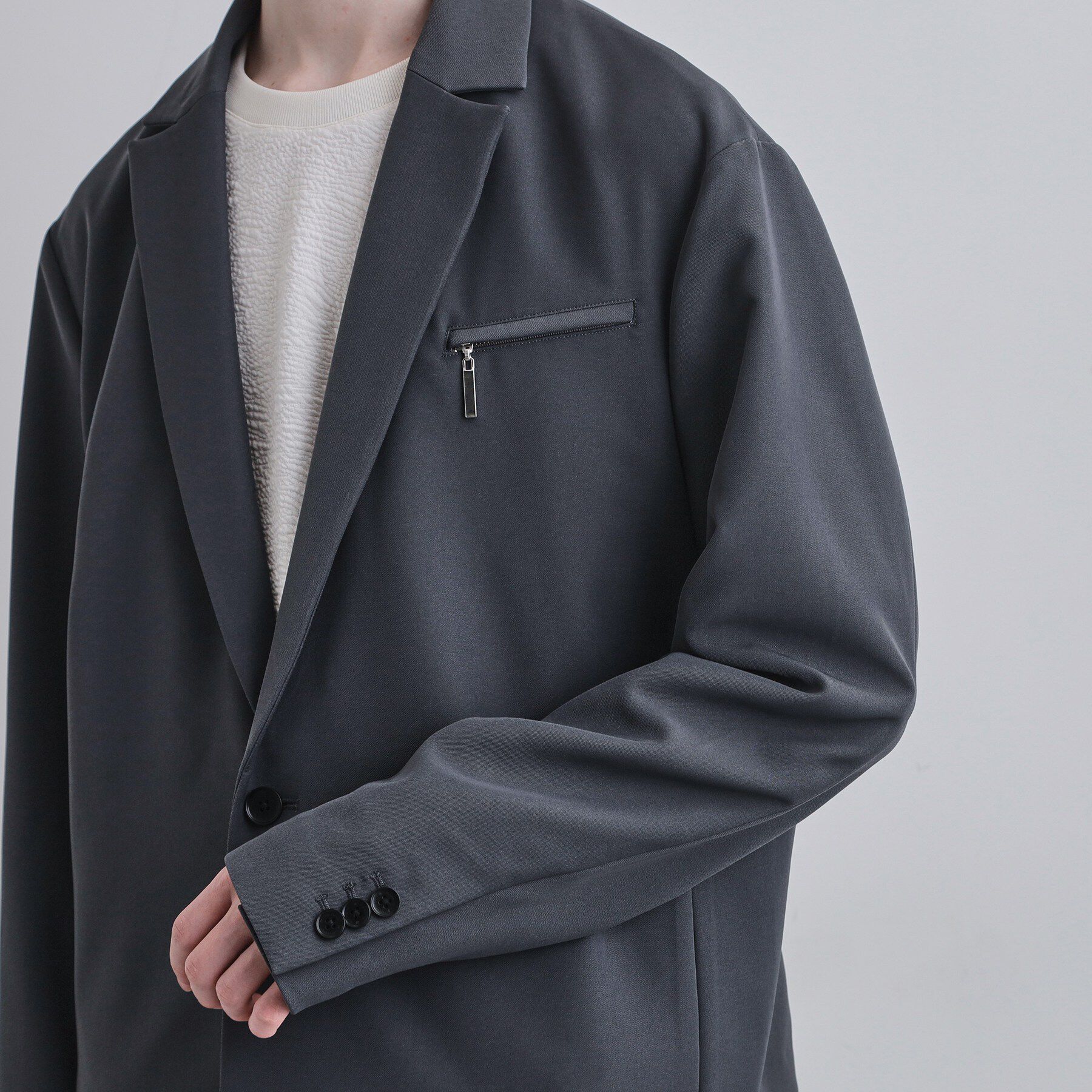 tk.TAKEO KIKUCHI「【セットアップ対応】クロップドジャケット」|テーラードジャケット|