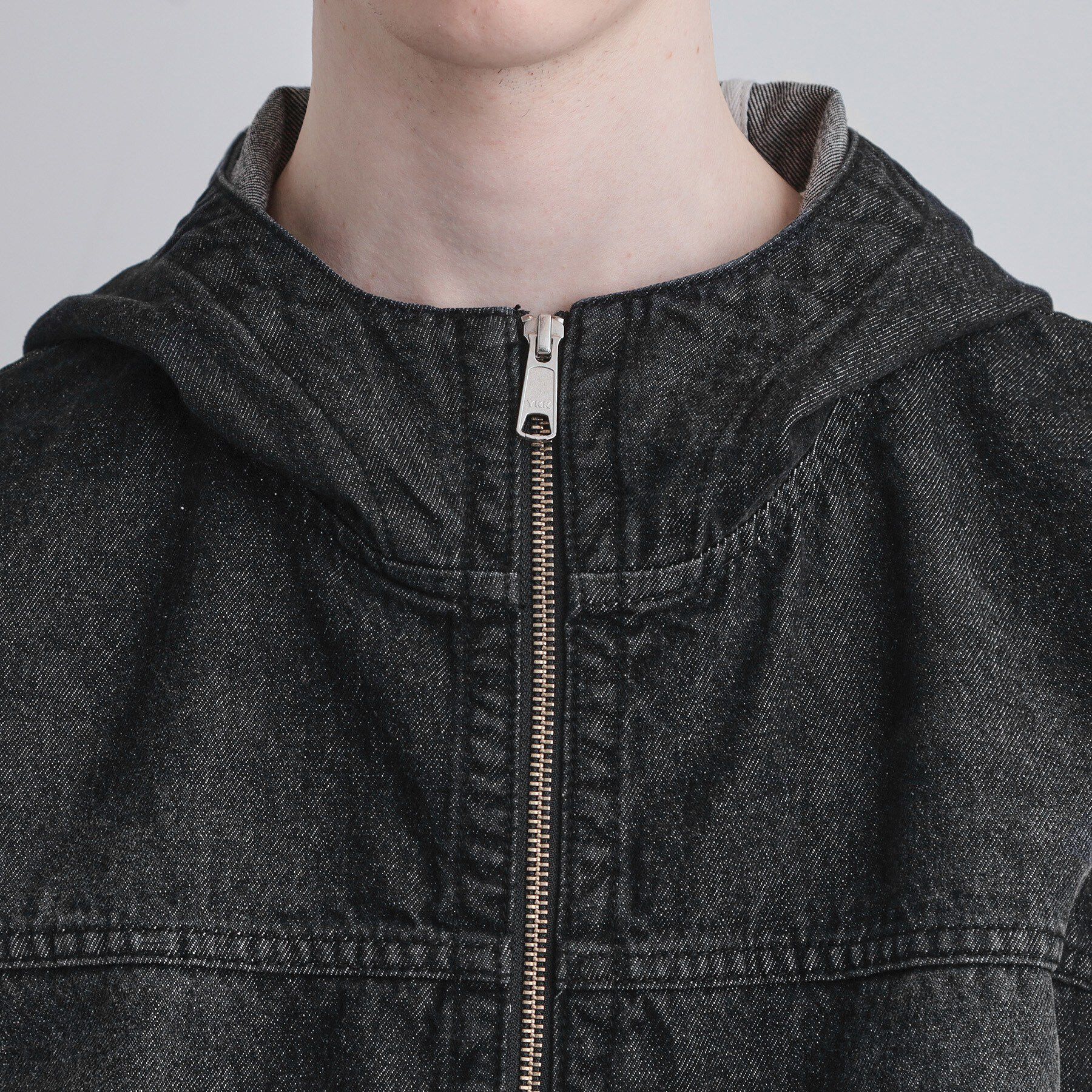 tk.TAKEO KIKUCHI「【セットアップ対応】デニムフードブルゾン」|ブルゾン・スタジャン|