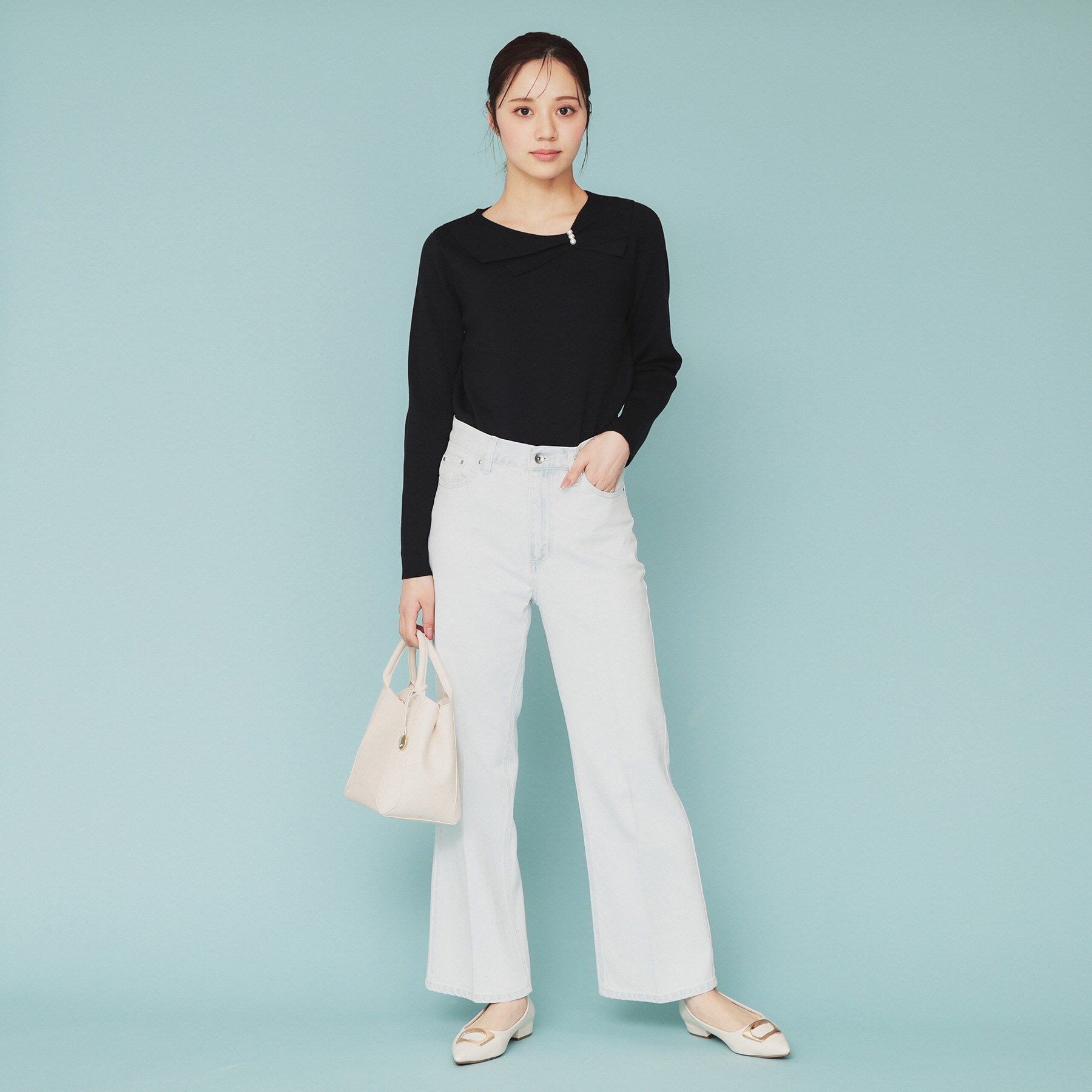 index「《丈が選べる》ストレートデニムパンツ【洗濯機洗い可】」|その他|