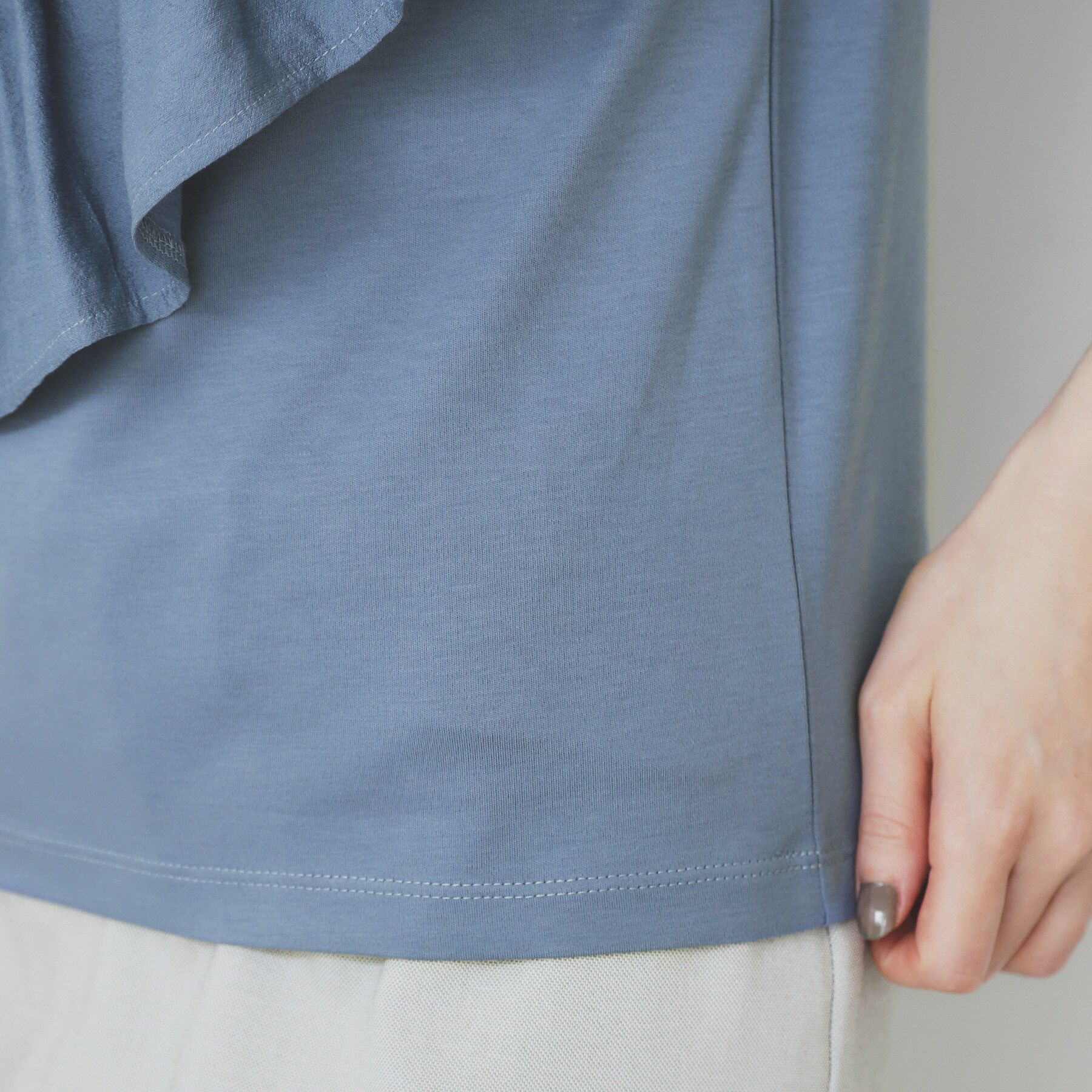 index「アシメフリルトップス【UV/接触冷感/洗濯機洗い可】」|Tシャツ・カットソー|