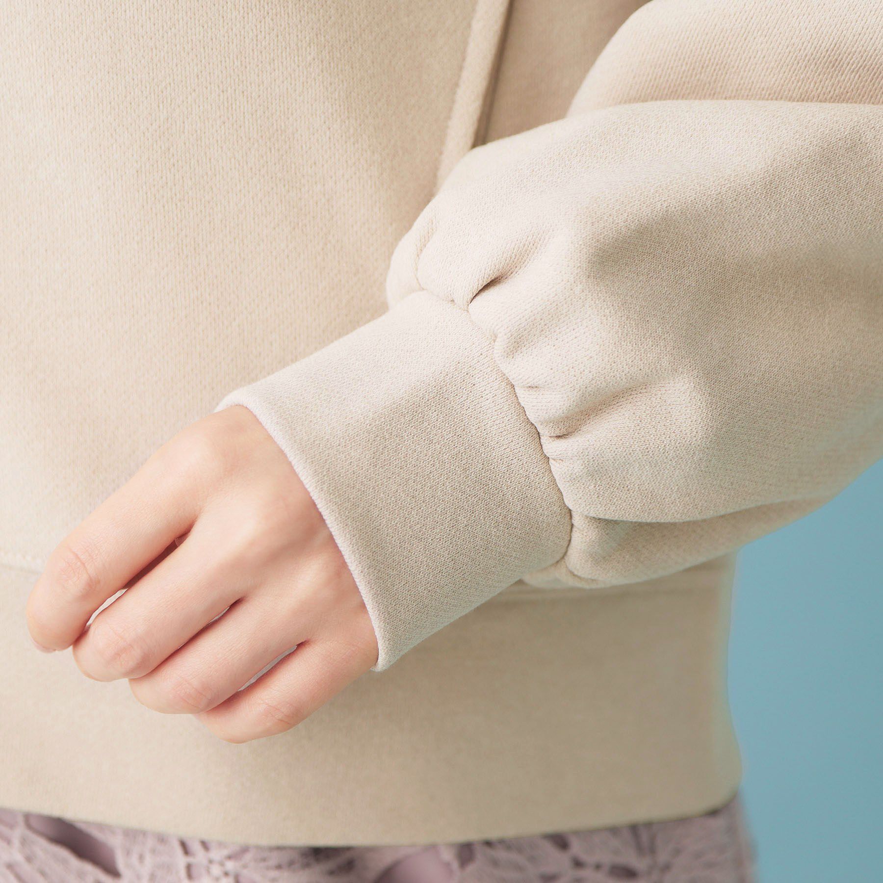 index「ラメ裏毛コンパクトジップパーカー【洗濯機OK】」|パーカー|