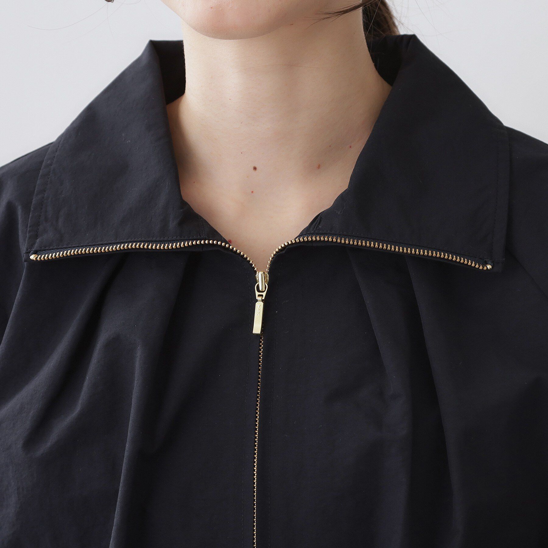 index「スタンドカラーペプラムブルゾン【洗濯機OK】」|ブルゾン・スタジャン|