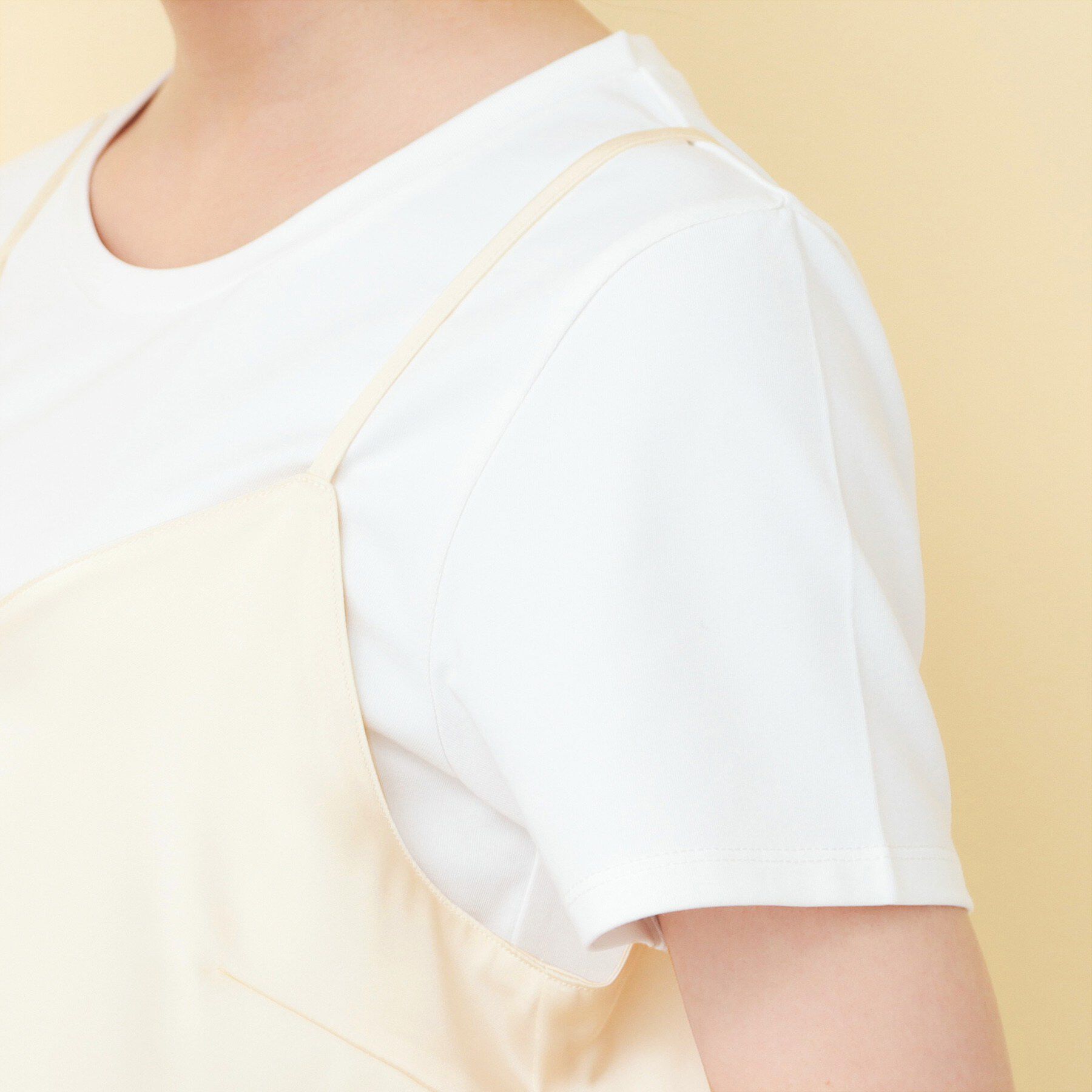 index「サテンレースキャミソール【洗濯機OK】」|キャミソール|