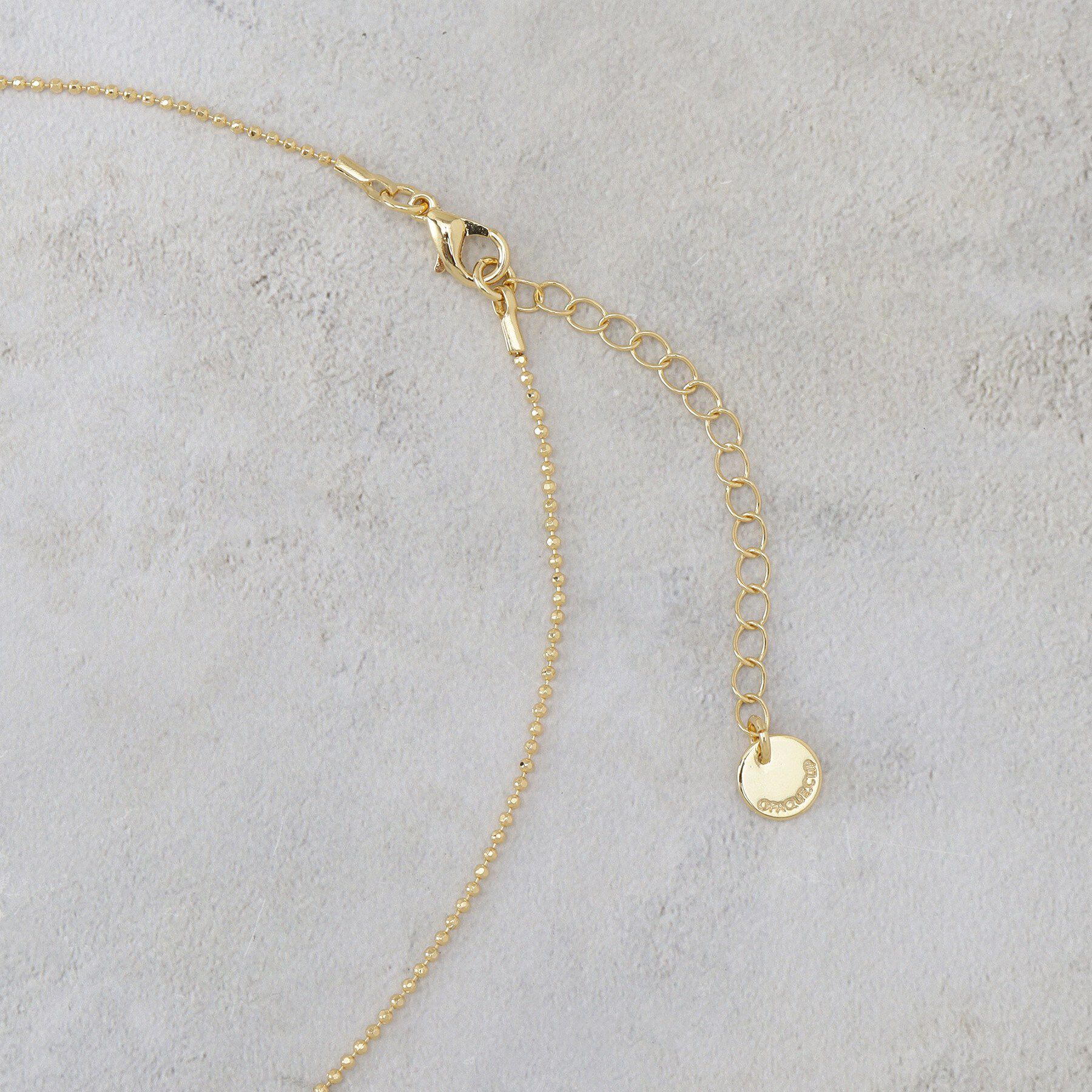 OPAQUE.CLIP「ダブルコイン ショートネックレス」|ネックレス|