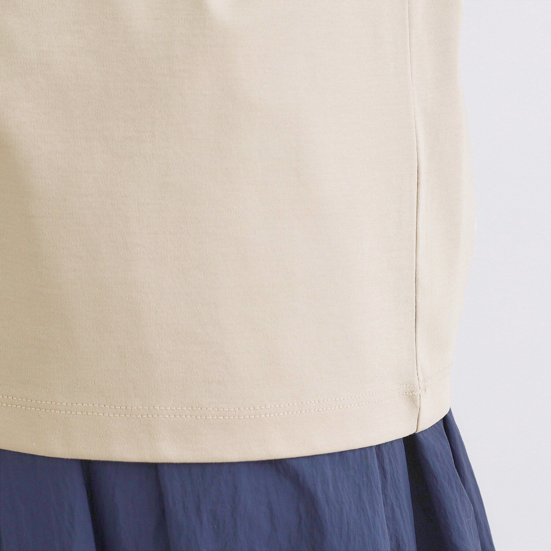 OPAQUE.CLIP「オーガニックコットン混ベーシックTシャツ【洗濯機OK】《SS～LL》」|Tシャツ・カットソー|