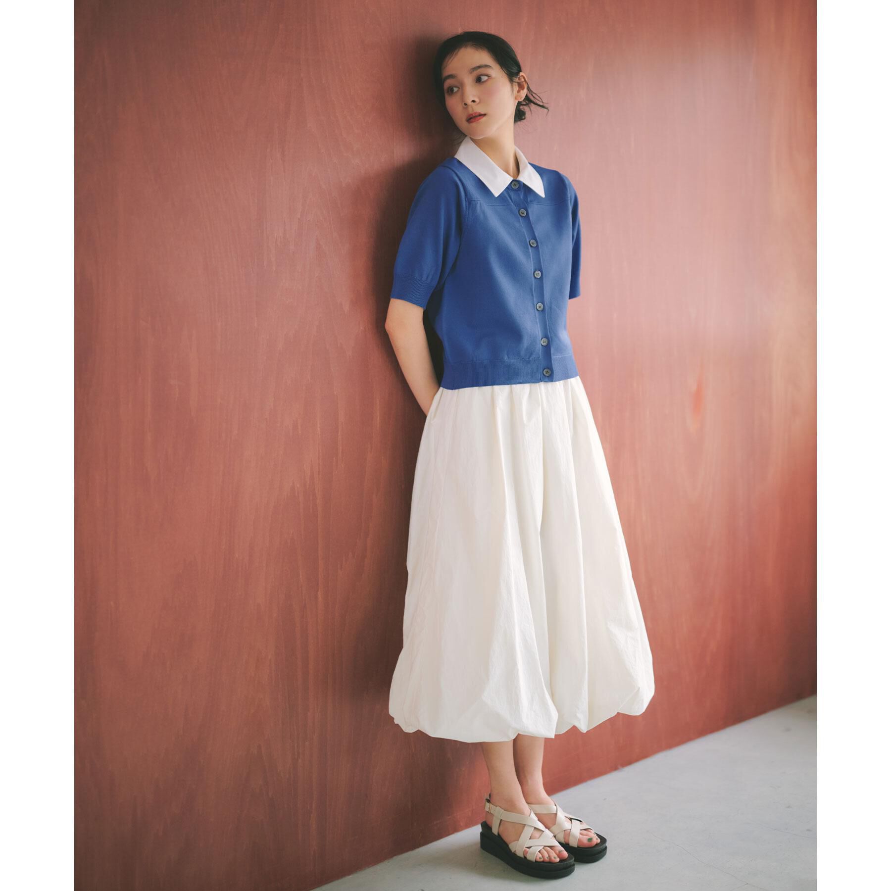 OPAQUE.CLIP「イージーバルーンスカート【洗濯機OK】」|スカート|