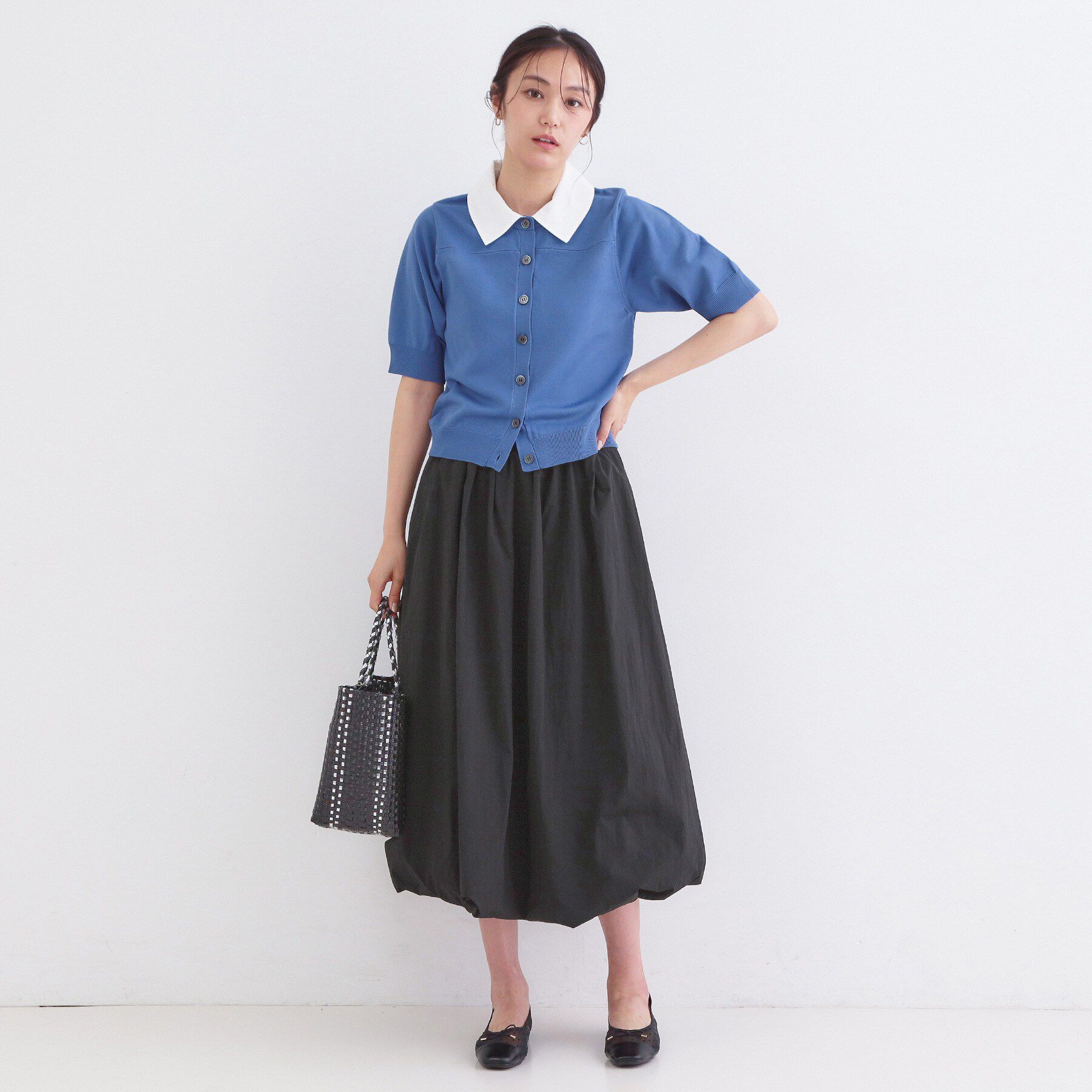 OPAQUE.CLIP「イージーバルーンスカート【洗濯機OK】」|スカート|