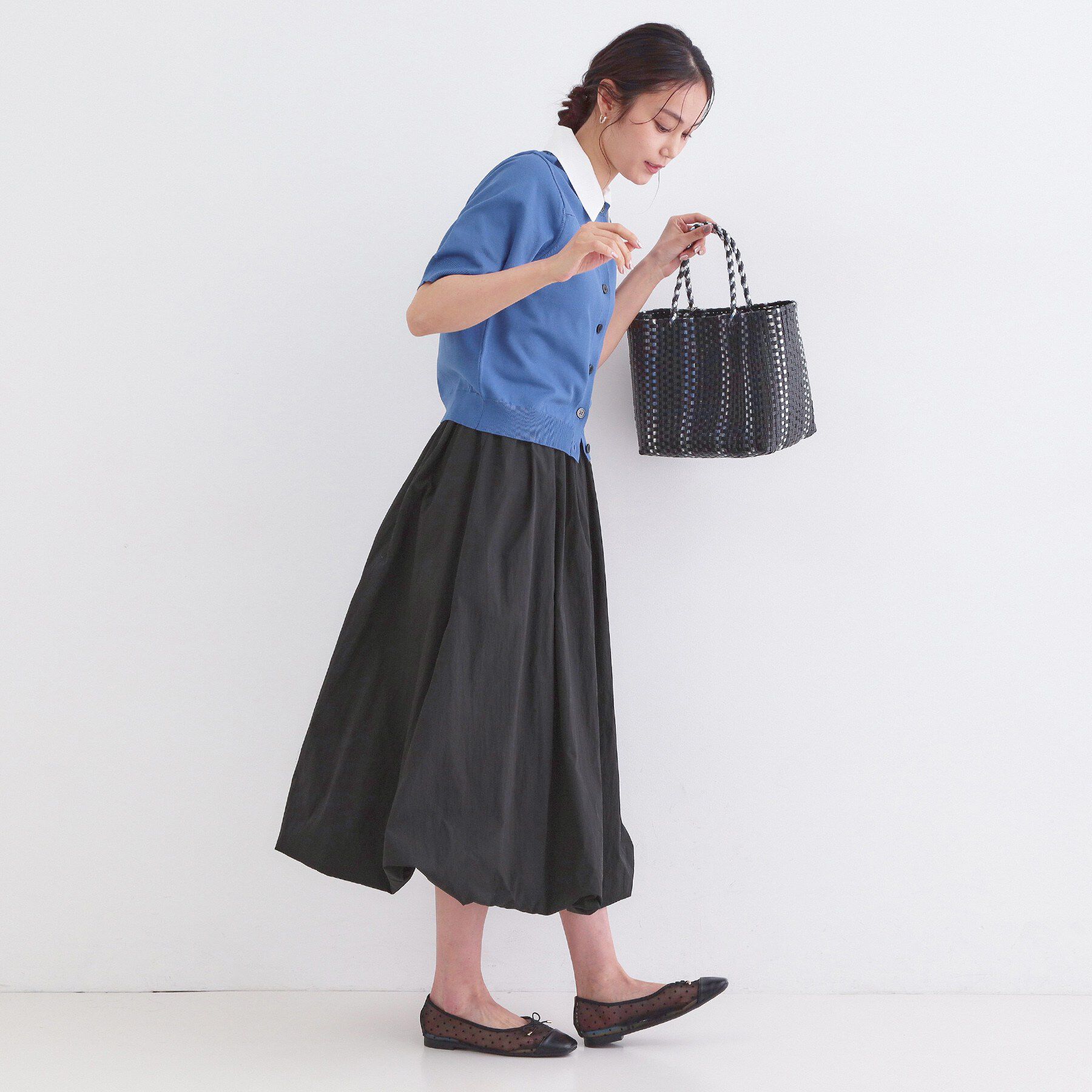 OPAQUE.CLIP「イージーバルーンスカート【洗濯機OK】」|スカート|